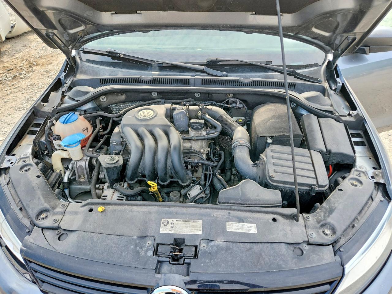 2014 Volkswagen Jetta Base Gray vin: 3VW2K7AJ4EM241466