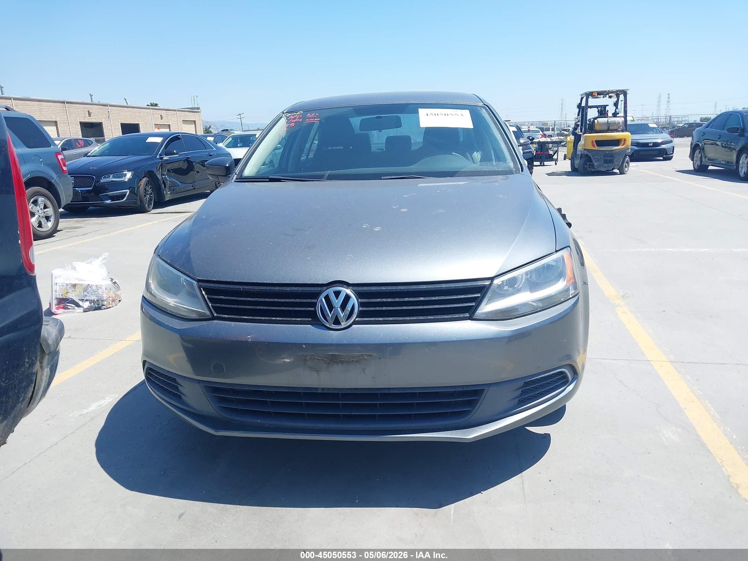 2014 Volkswagen Jetta 2.0l S Gray vin: 3VW2K7AJ4EM247994