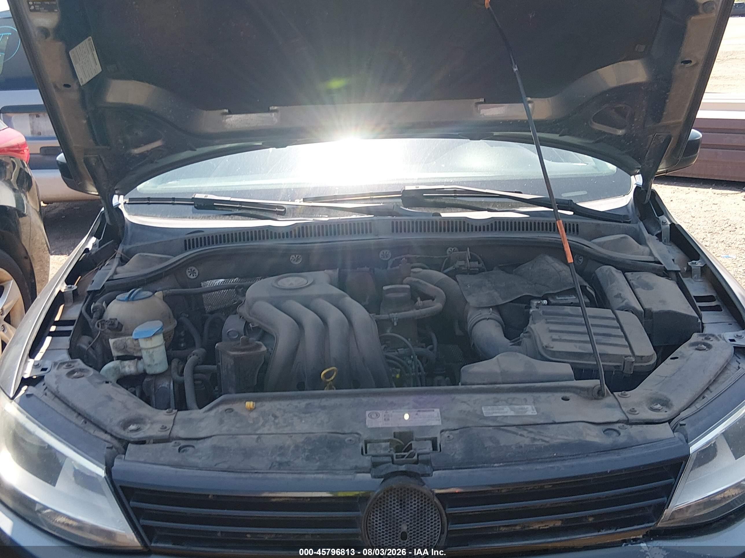 2014 Volkswagen Jetta 2.0l S Gray vin: 3VW2K7AJ4EM299514