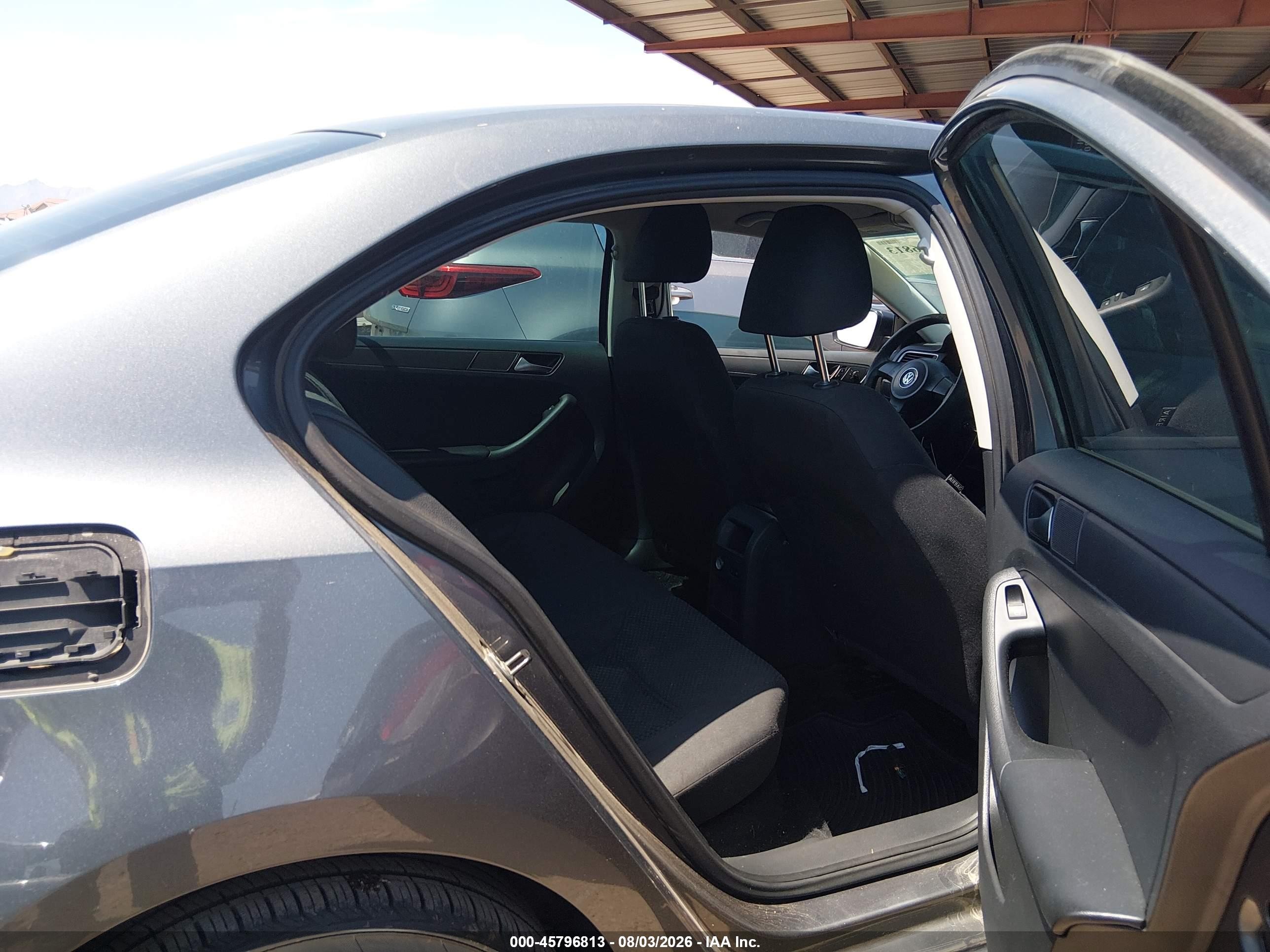 2014 Volkswagen Jetta 2.0l S Gray vin: 3VW2K7AJ4EM299514