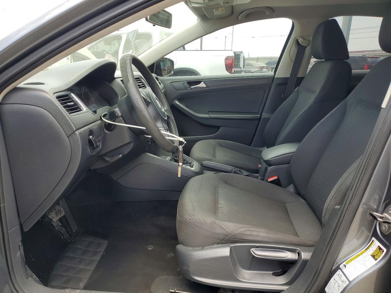 2014 Volkswagen Jetta Base Gray vin: 3VW2K7AJ4EM302640