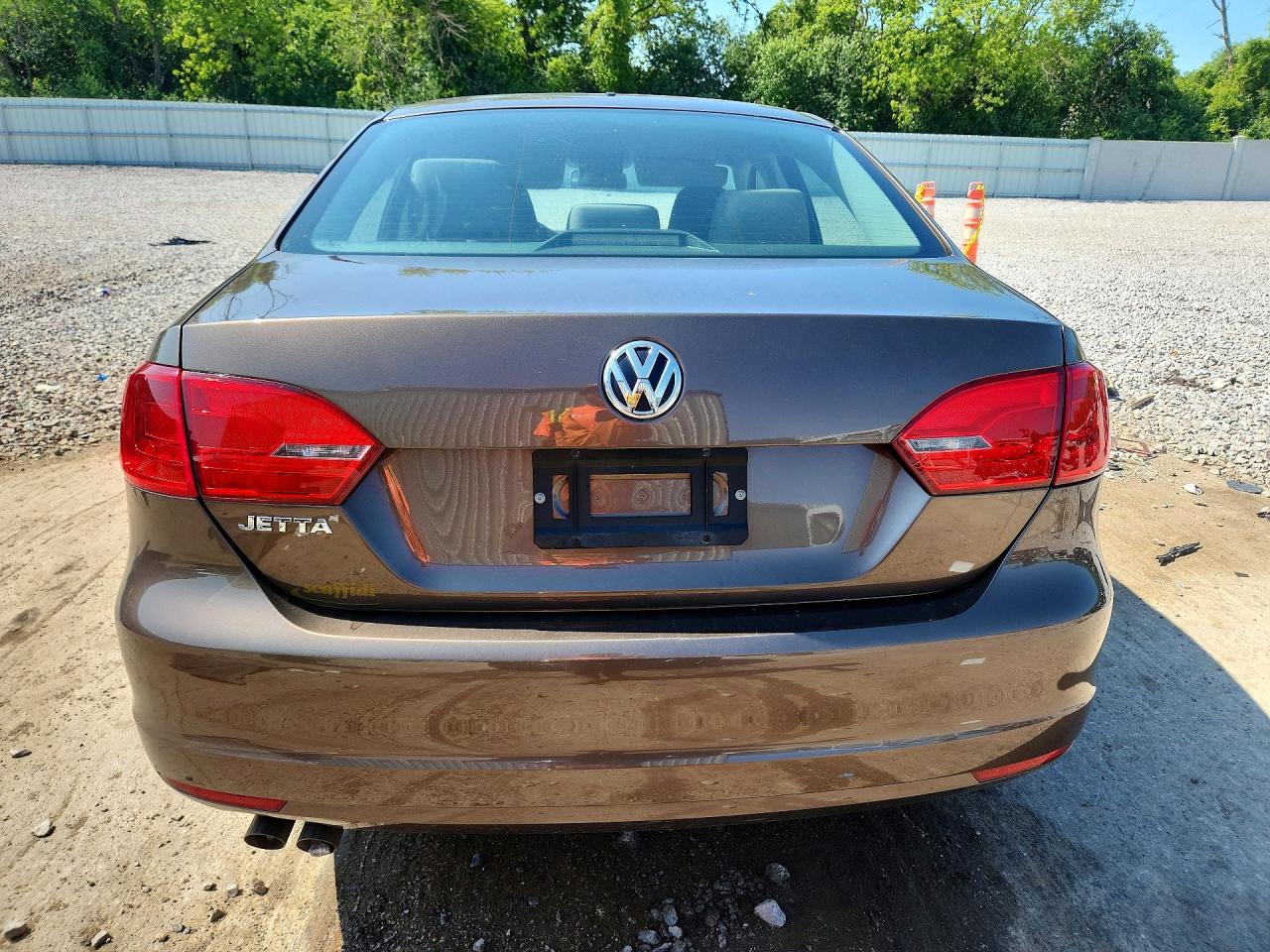 2014 Volkswagen Jetta Base Brown vin: 3VW2K7AJ4EM308714