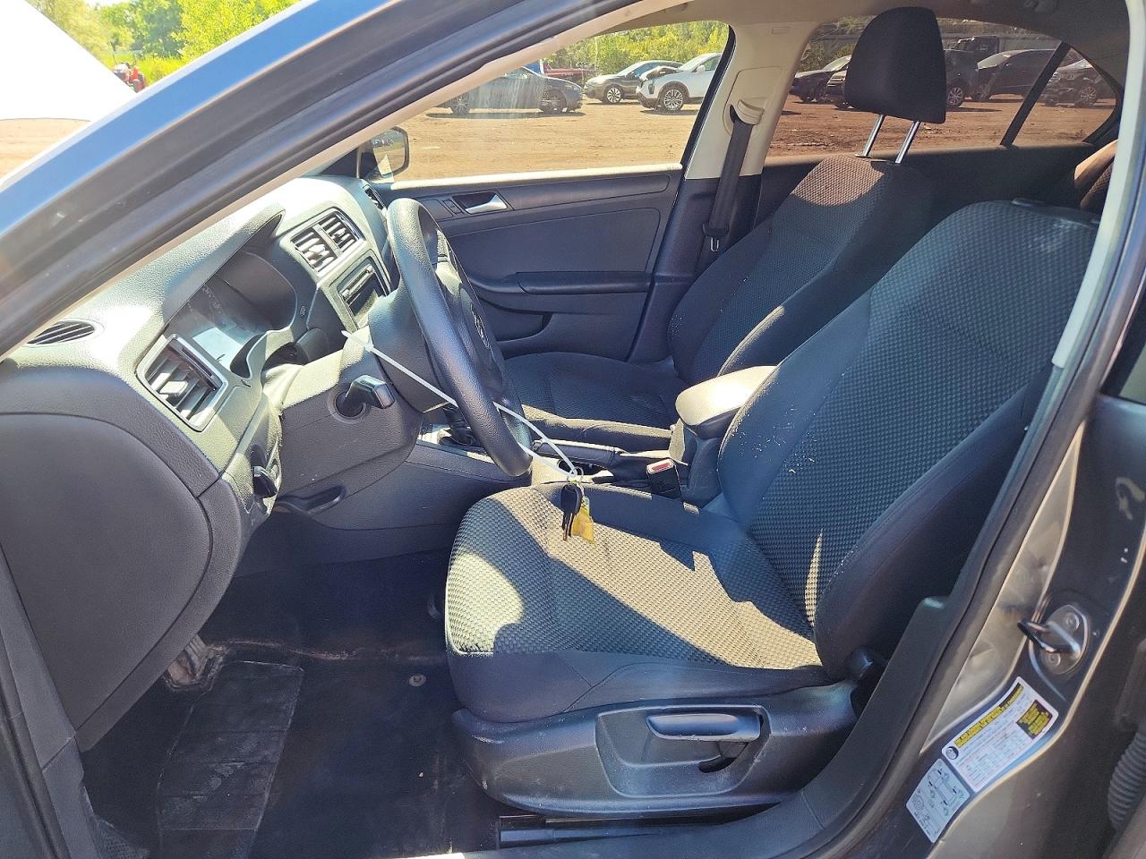 2014 Volkswagen Jetta Base Gray vin: 3VW2K7AJ4EM335413