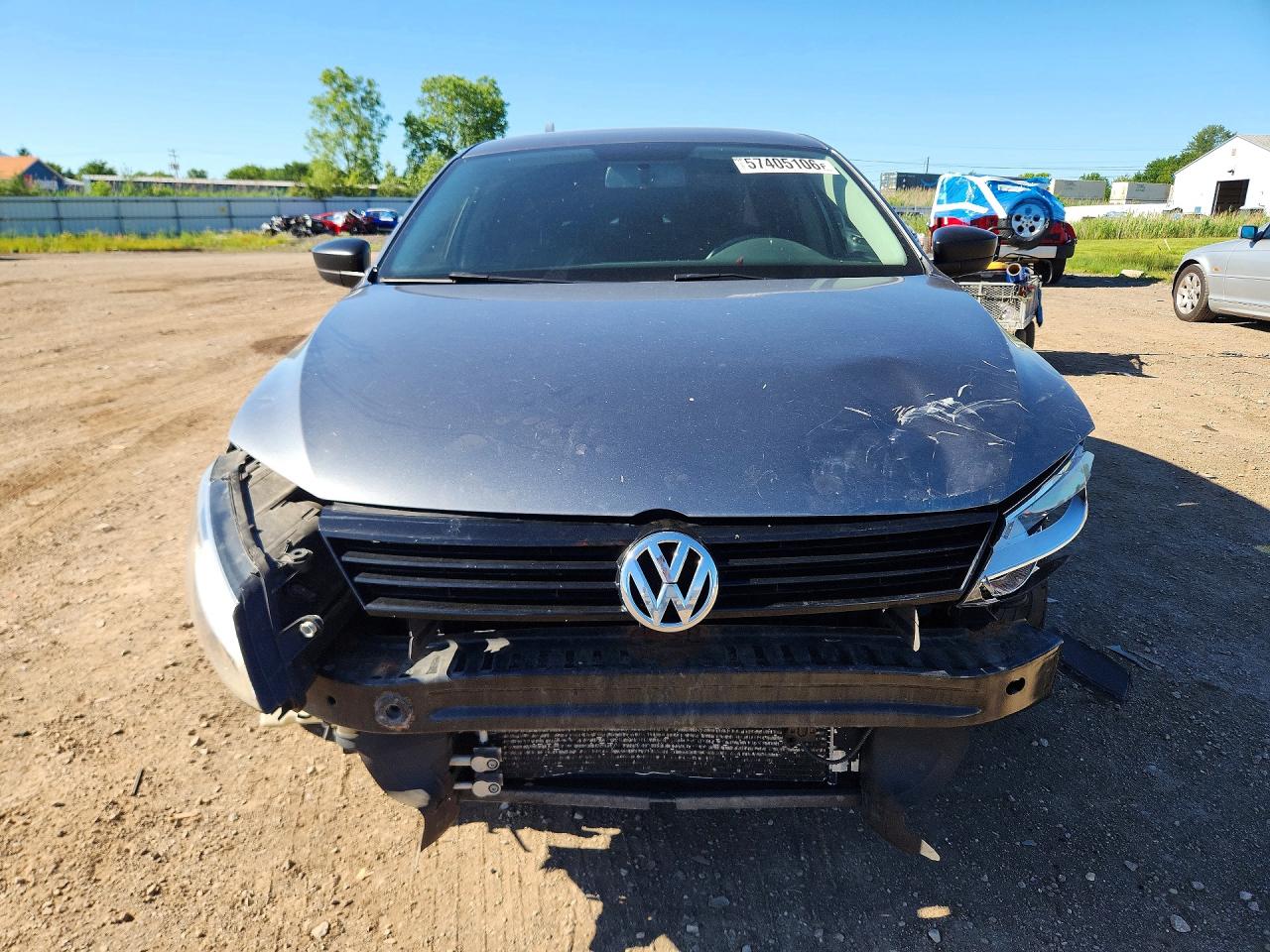 2014 Volkswagen Jetta Base Gray vin: 3VW2K7AJ4EM335413