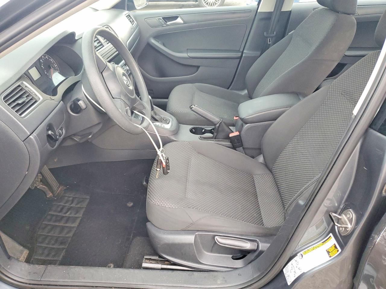2014 Volkswagen Jetta Base Gray vin: 3VW2K7AJ4EM356455