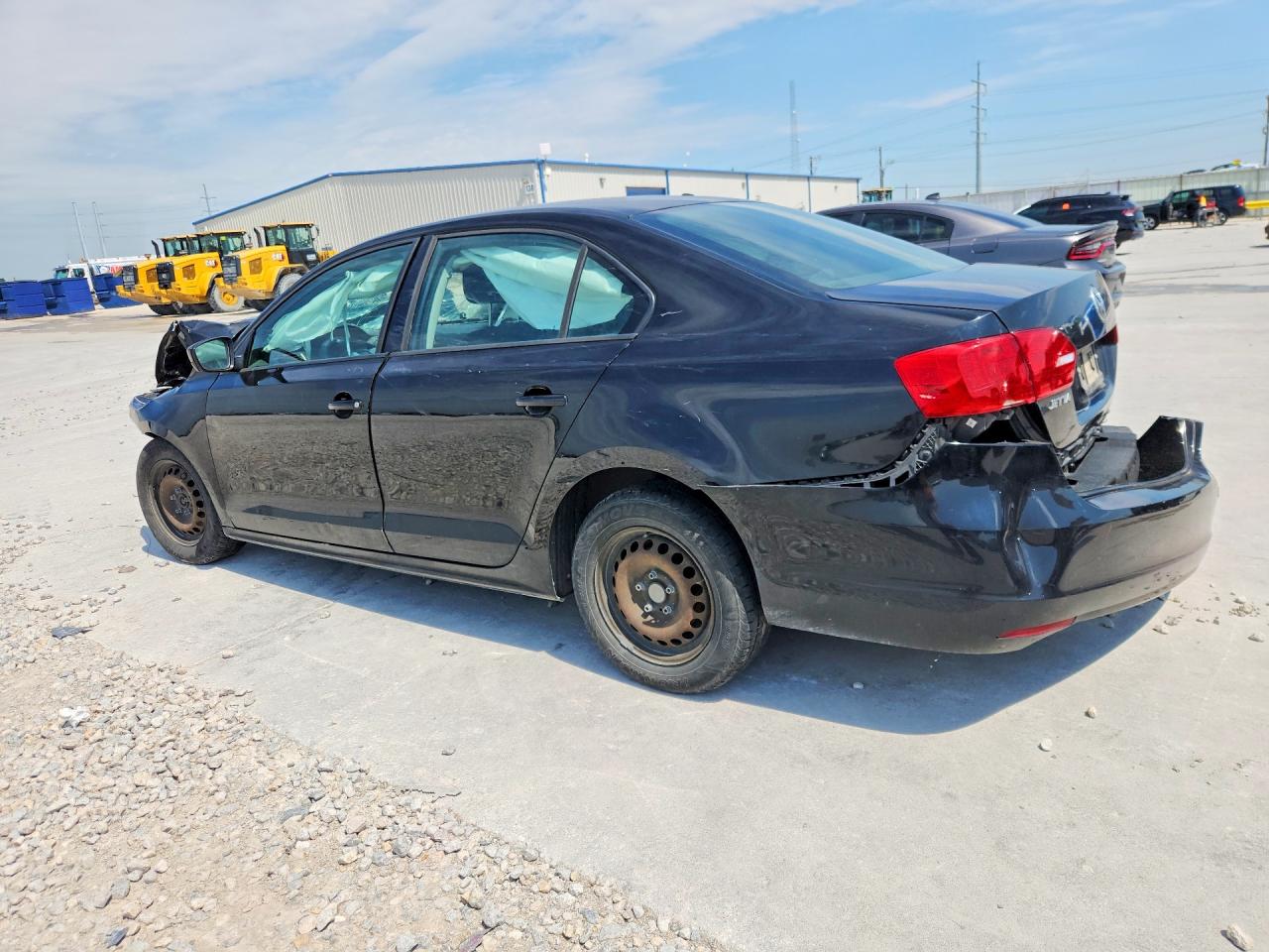2014 Volkswagen Jetta Base Black vin: 3VW2K7AJ4EM437326