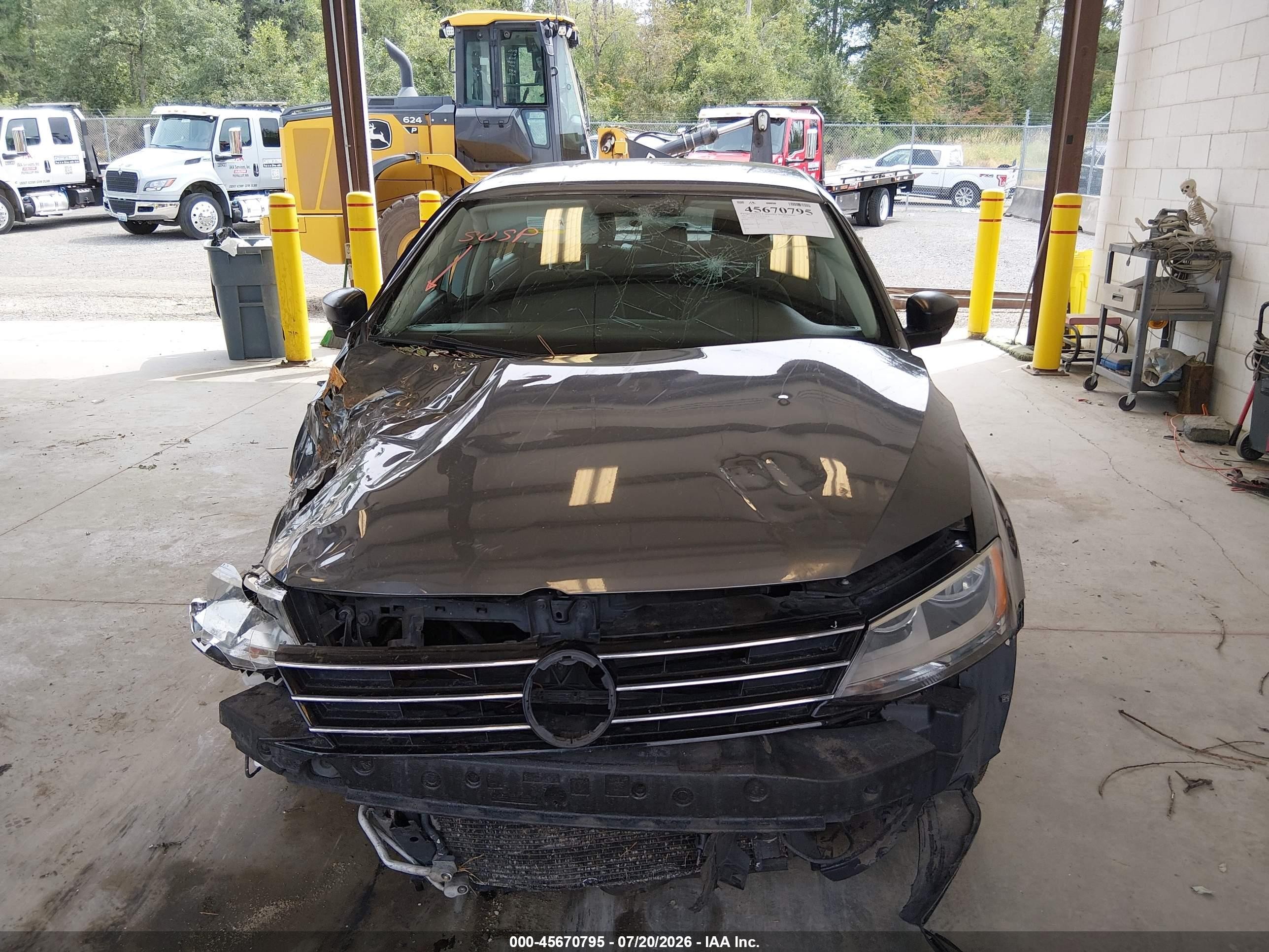 2015 Volkswagen Jetta 2.0l S Синий vin: 3VW2K7AJ4FM201857