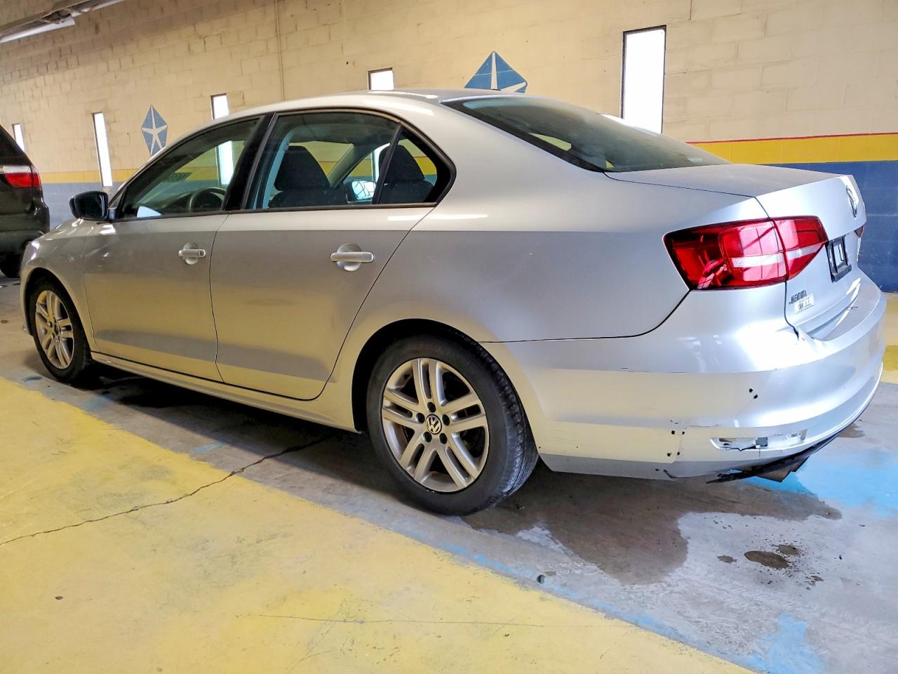 2015 Volkswagen Jetta Base Silver vin: 3VW2K7AJ4FM248967