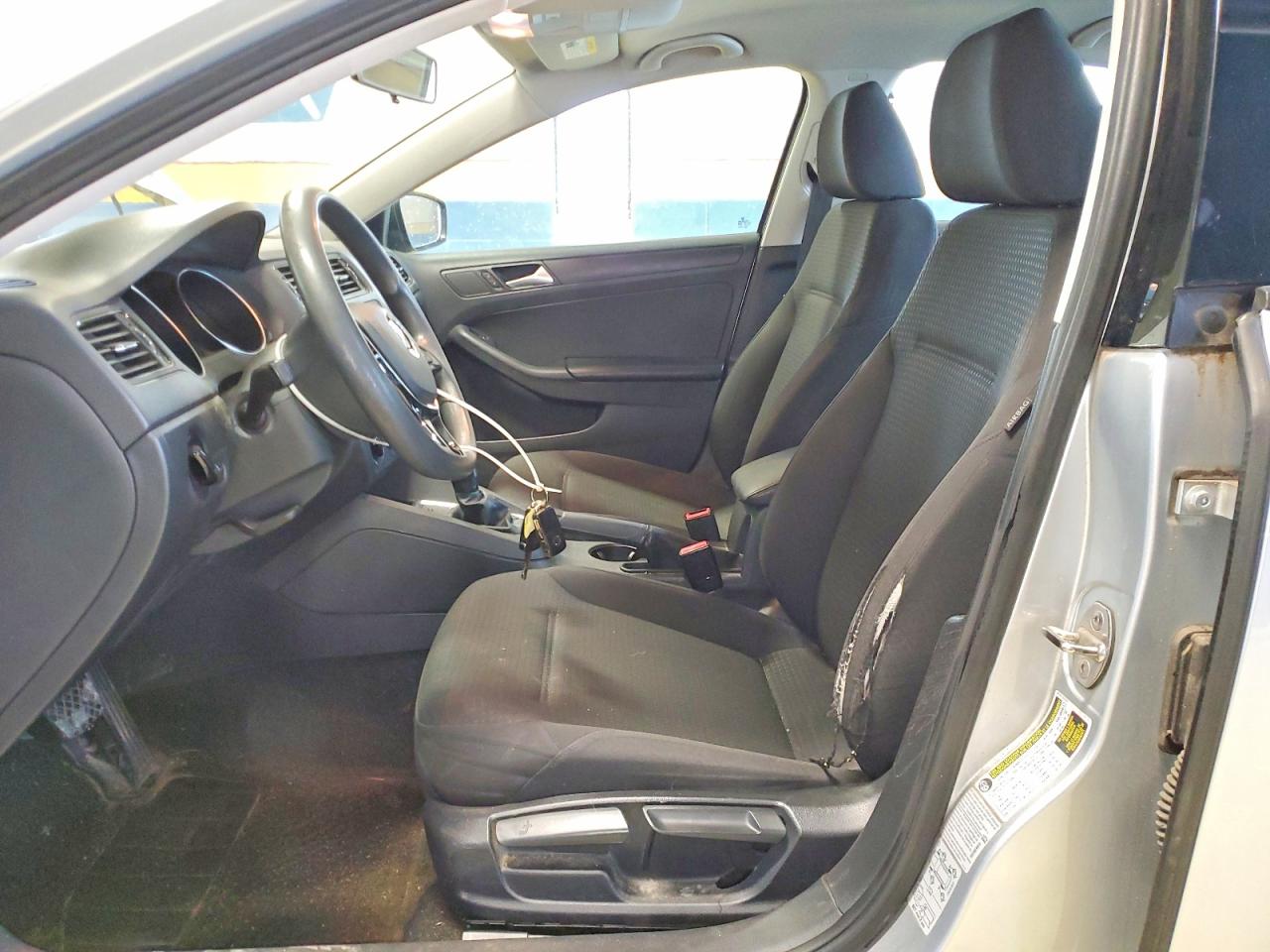 2015 Volkswagen Jetta Base Silver vin: 3VW2K7AJ4FM248967