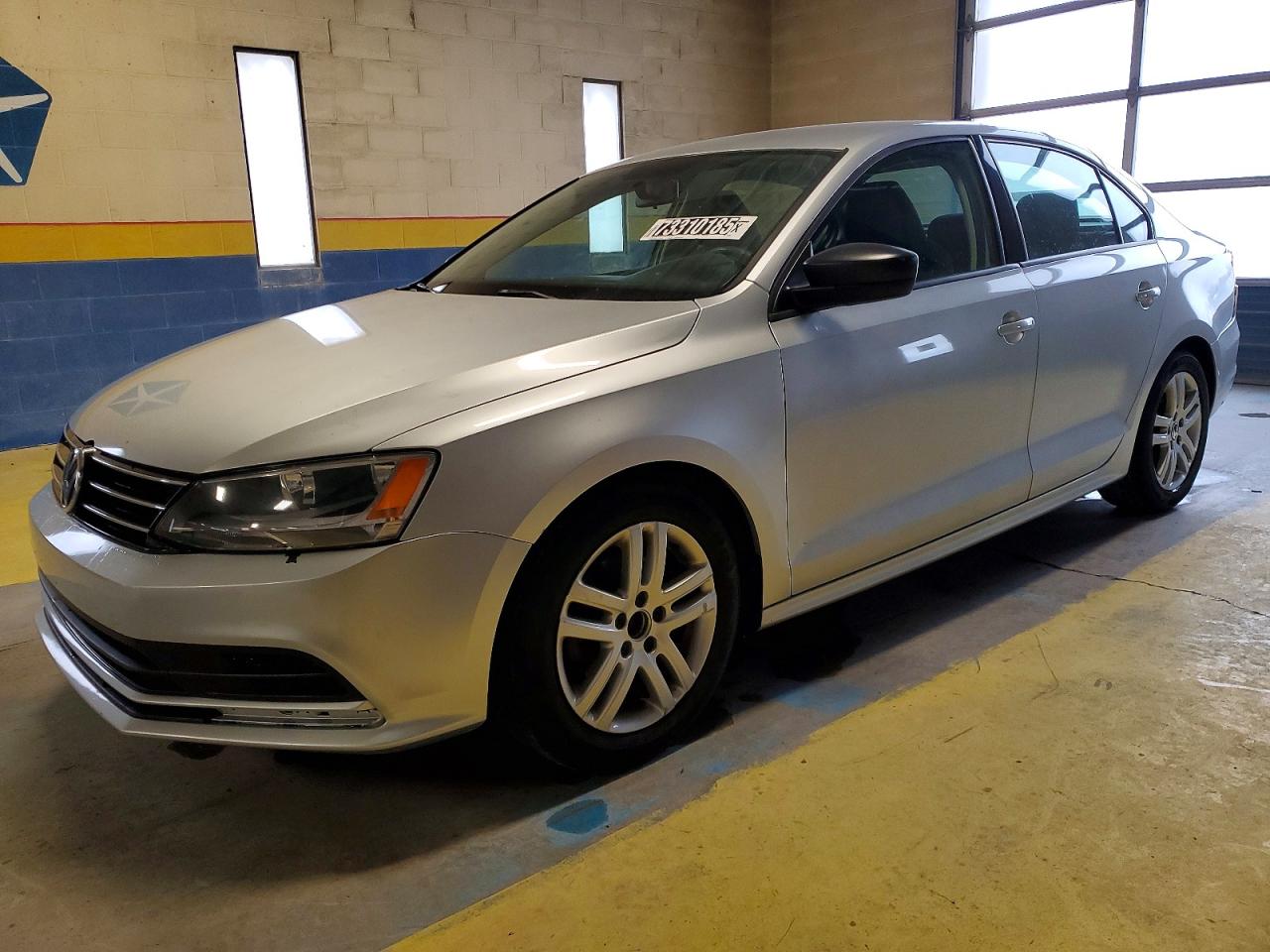 2015 Volkswagen Jetta Base Silver vin: 3VW2K7AJ4FM248967