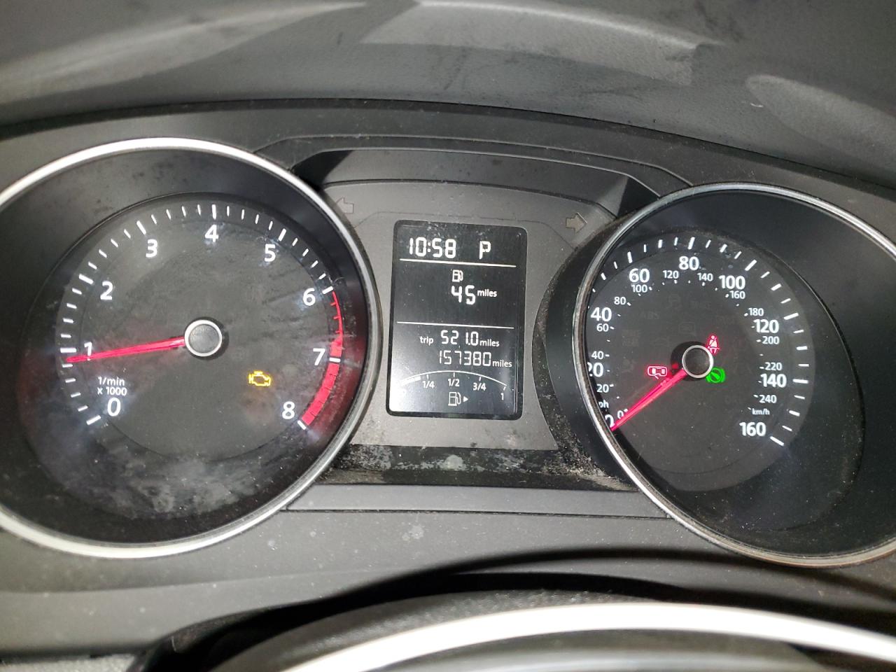 2015 Volkswagen Jetta Base Silver vin: 3VW2K7AJ4FM248967 Damage: Warning Light - Engine, On, Unacceptable