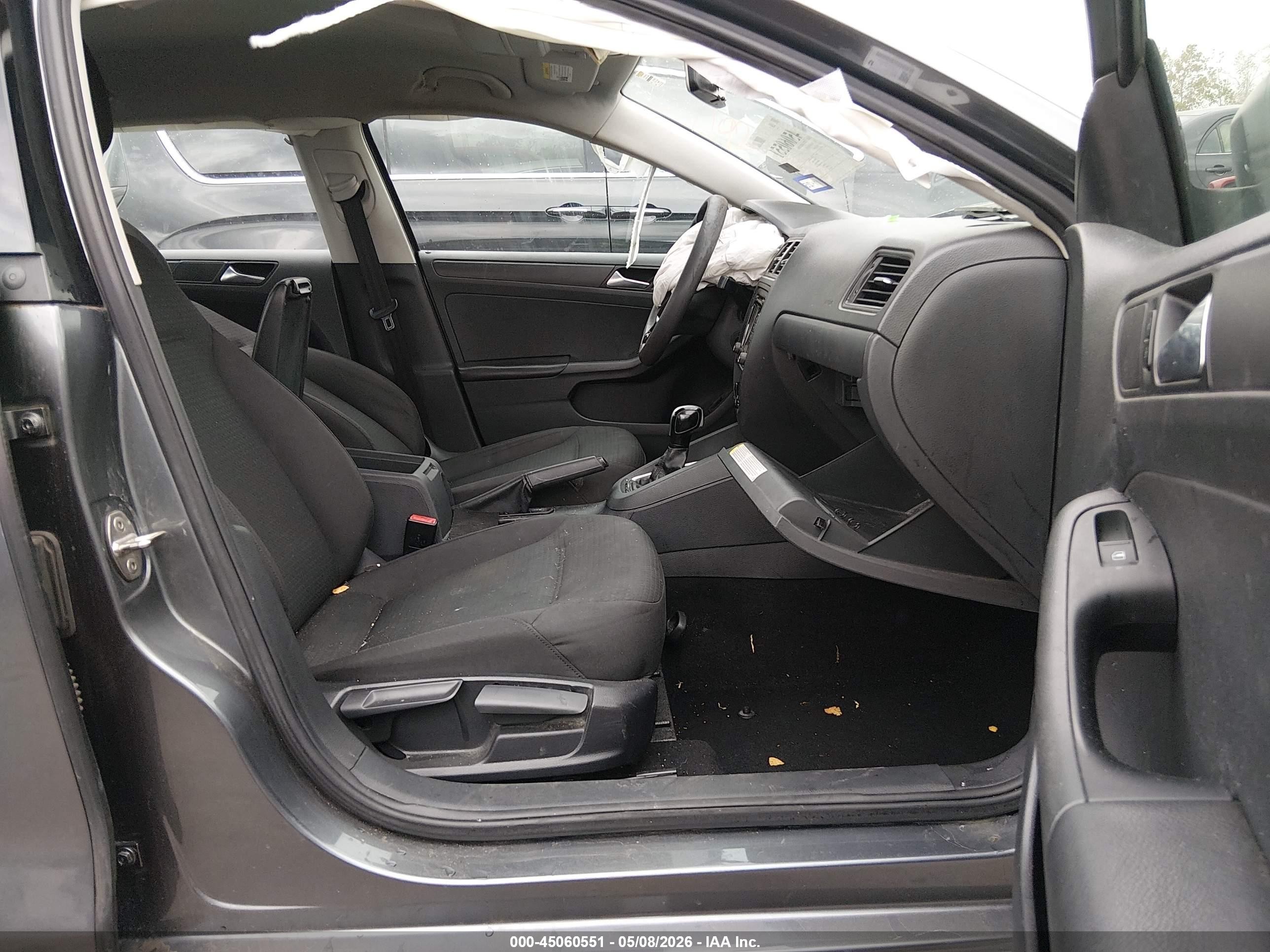 2015 Volkswagen Jetta 2.0l S Gray vin: 3VW2K7AJ4FM311307