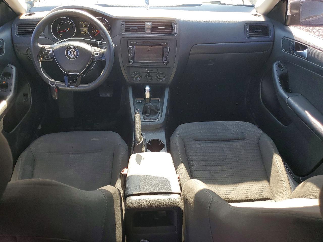 2015 Volkswagen Jetta Base Черный vin: 3VW2K7AJ4FM357512