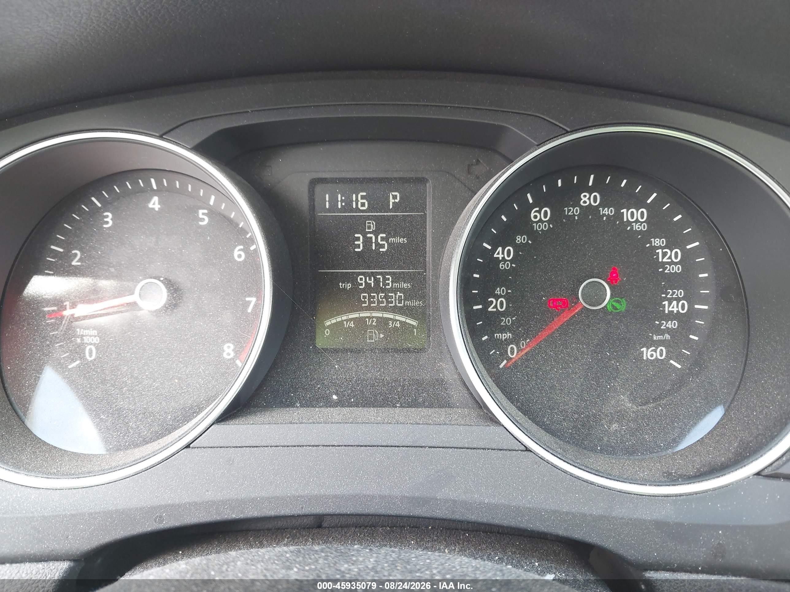 2015 Volkswagen Jetta 2.0l S Gray vin: 3VW2K7AJ4FM405705