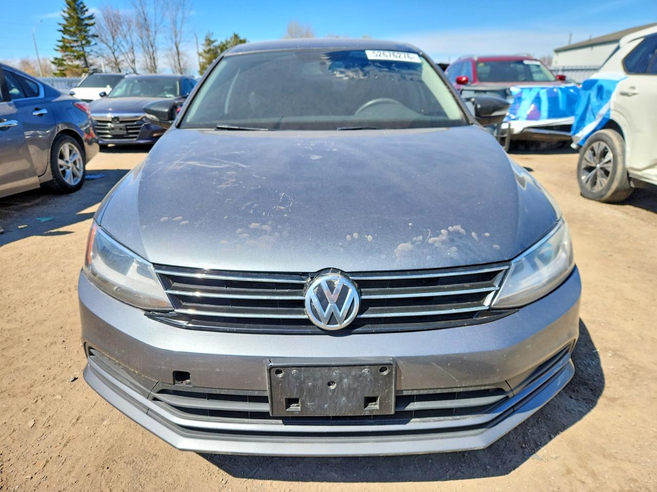 2015 Volkswagen Jetta Base Серый vin: 3VW2K7AJ4FM413268