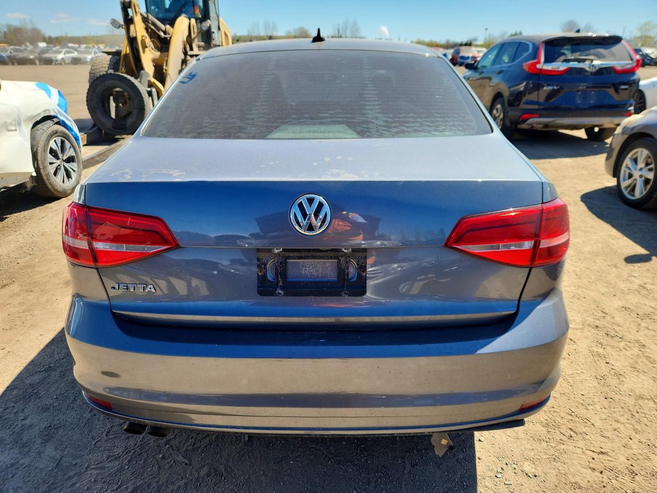 2015 Volkswagen Jetta Base Серый vin: 3VW2K7AJ4FM413268