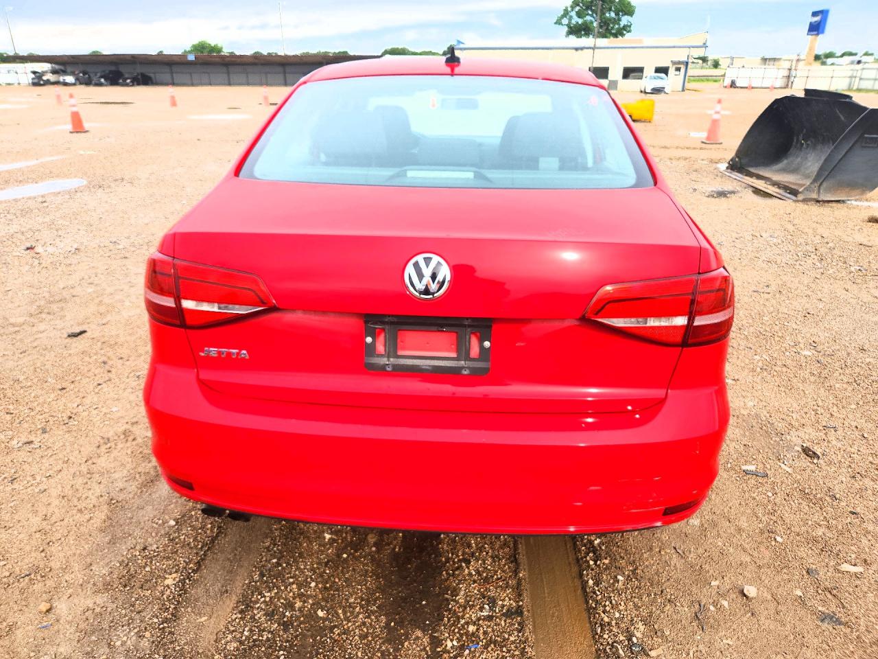 2015 Volkswagen Jetta Base Red vin: 3VW2K7AJ4FM427462