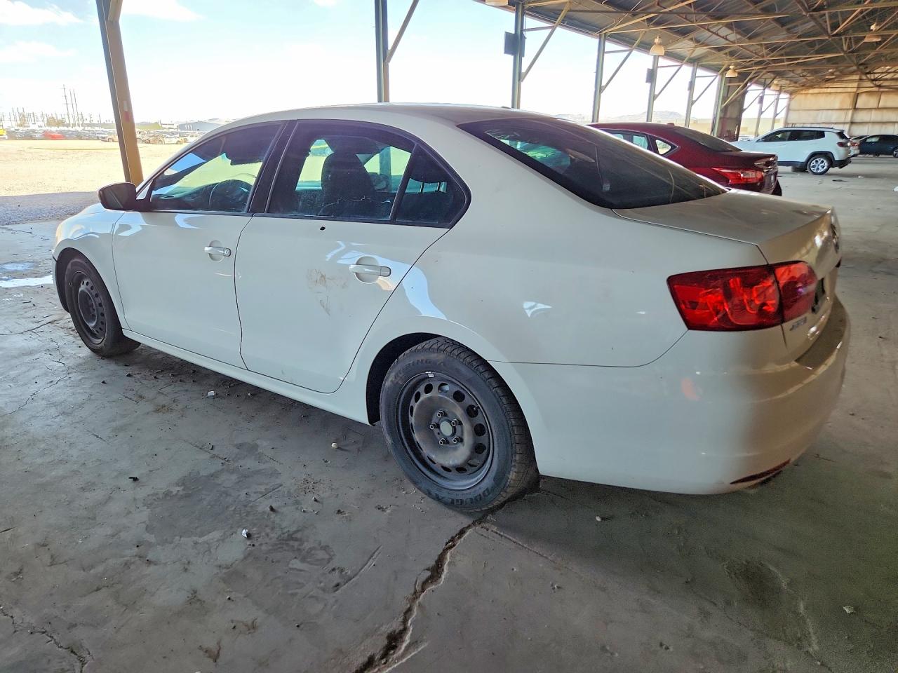 2011 Volkswagen Jetta Base White vin: 3VW2K7AJ5BM391081