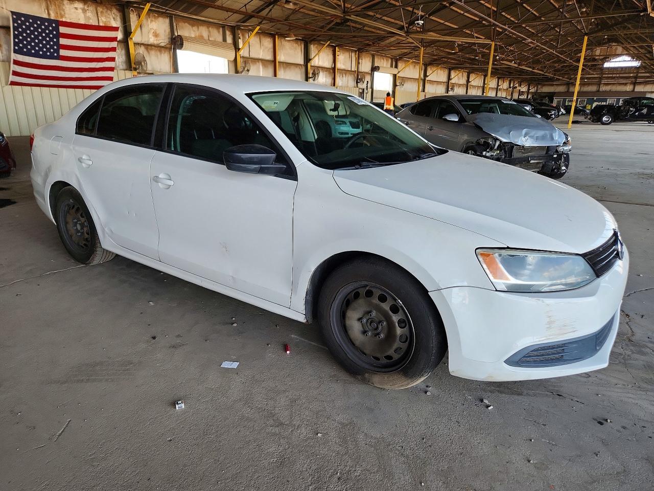 2011 Volkswagen Jetta Base White vin: 3VW2K7AJ5BM391081
