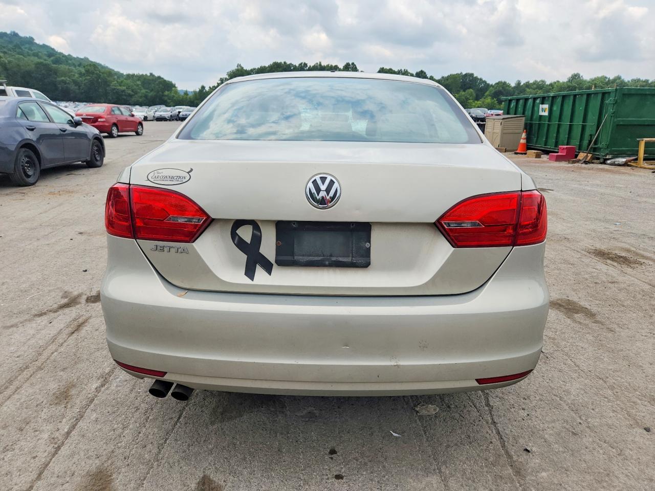 2012 Volkswagen Jetta Base Silver vin: 3VW2K7AJ5CM325793