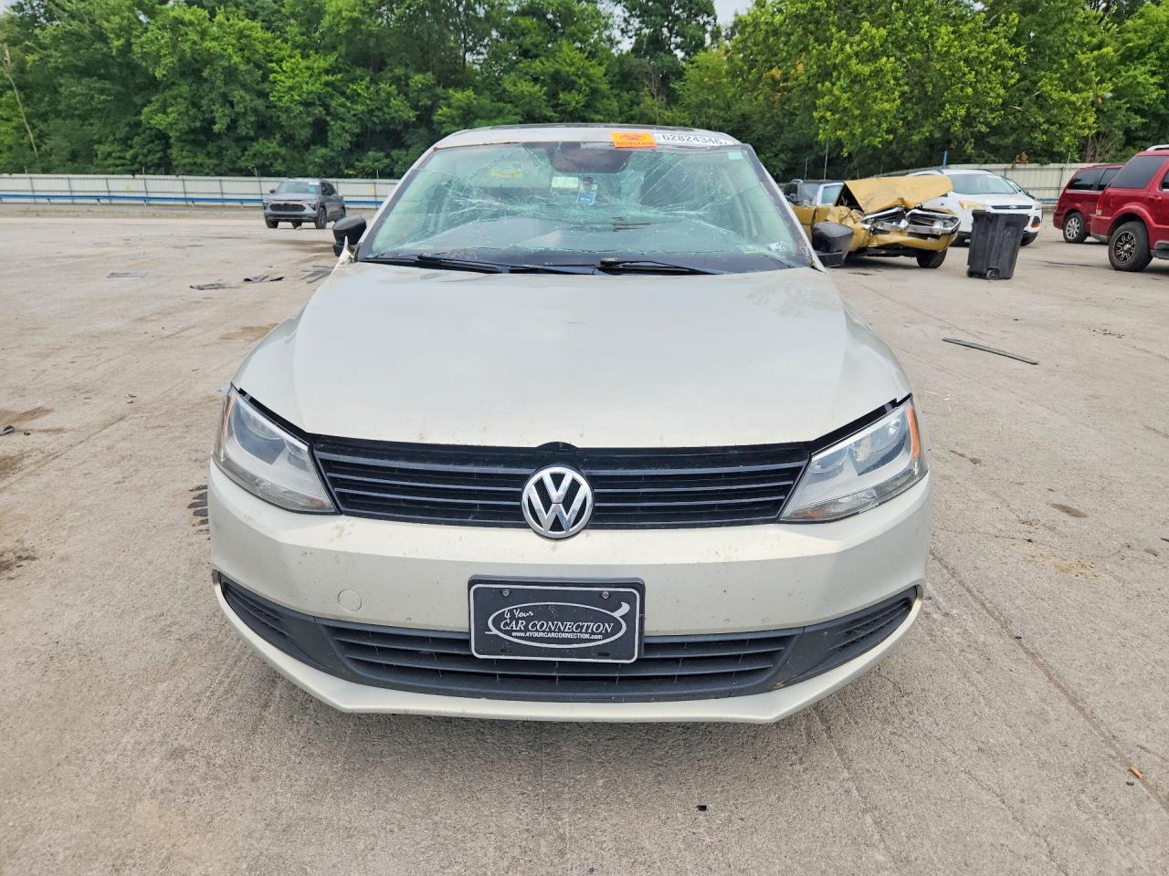 2012 Volkswagen Jetta Base Silver vin: 3VW2K7AJ5CM325793