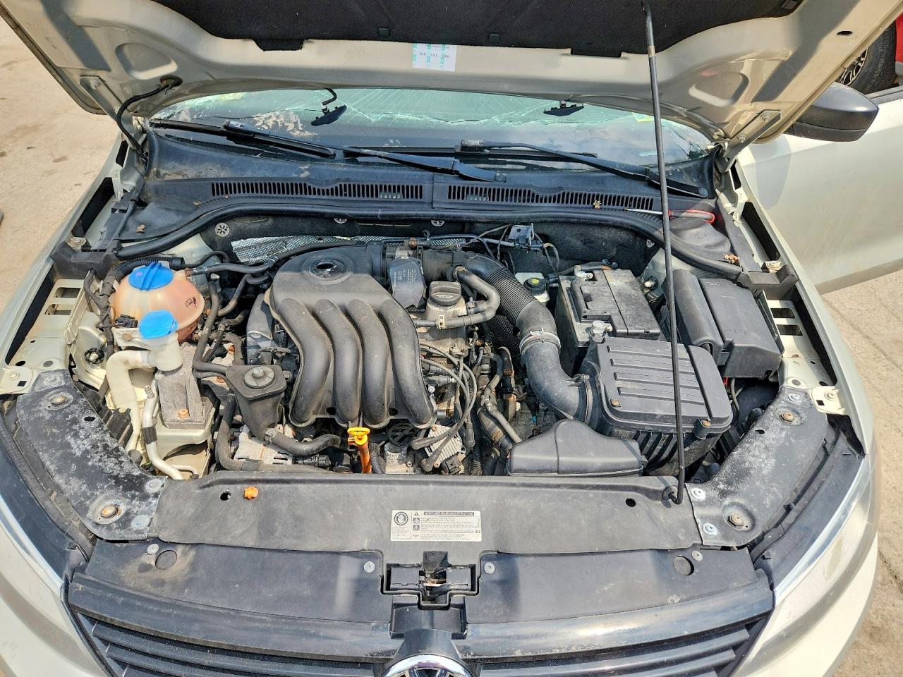2012 Volkswagen Jetta Base Silver vin: 3VW2K7AJ5CM325793