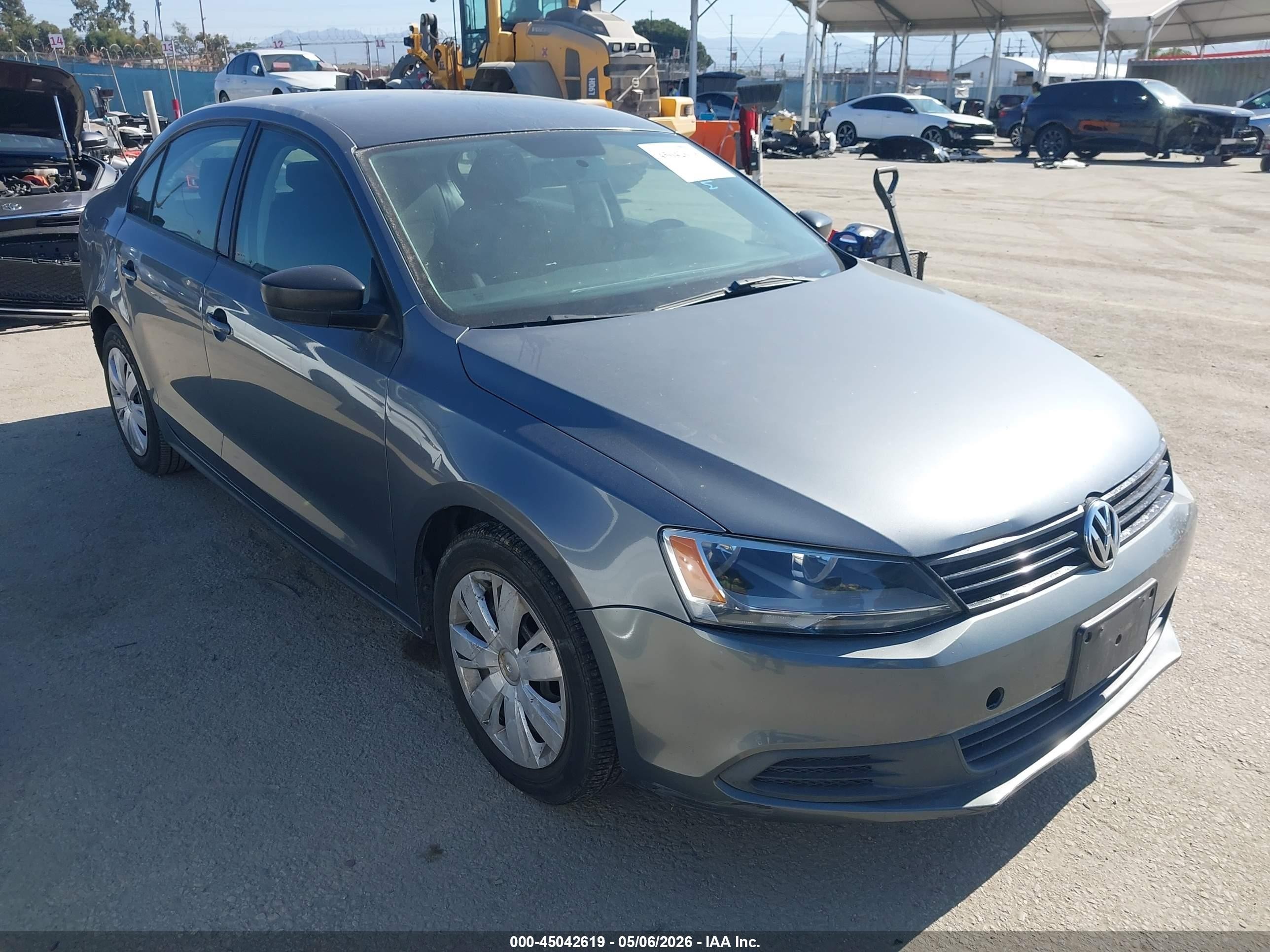 2012 Volkswagen Jetta 2.0l S Gray vin: 3VW2K7AJ5CM389042
