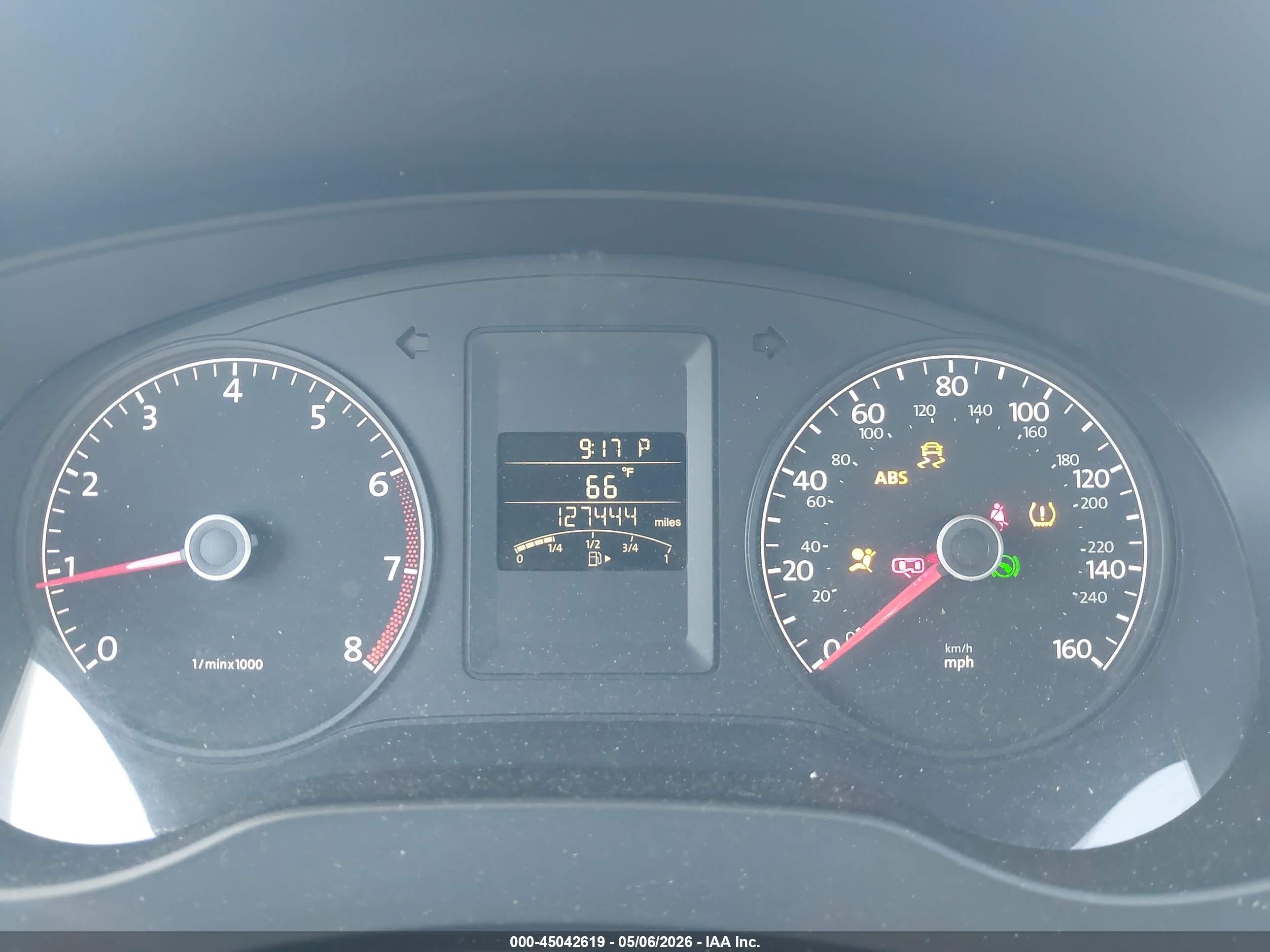 2012 Volkswagen Jetta 2.0l S Gray vin: 3VW2K7AJ5CM389042