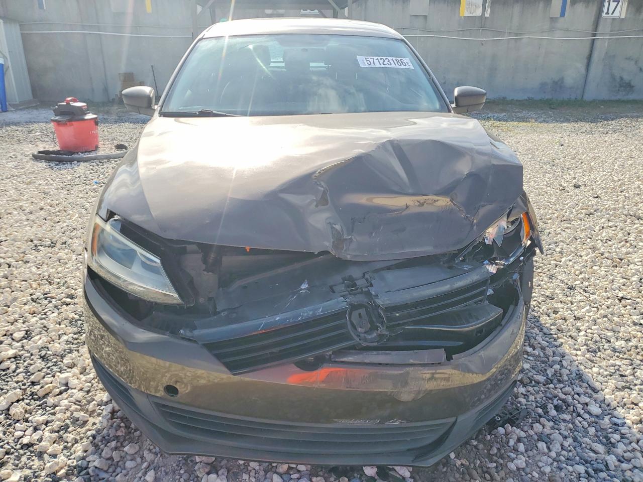 2013 Volkswagen Jetta Base Brown vin: 3VW2K7AJ5DM246853