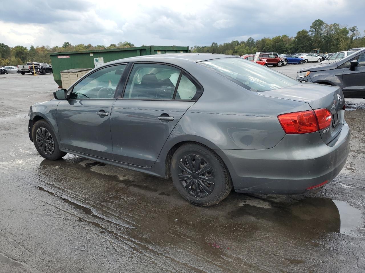 2013 Volkswagen Jetta Base Gray vin: 3VW2K7AJ5DM258498