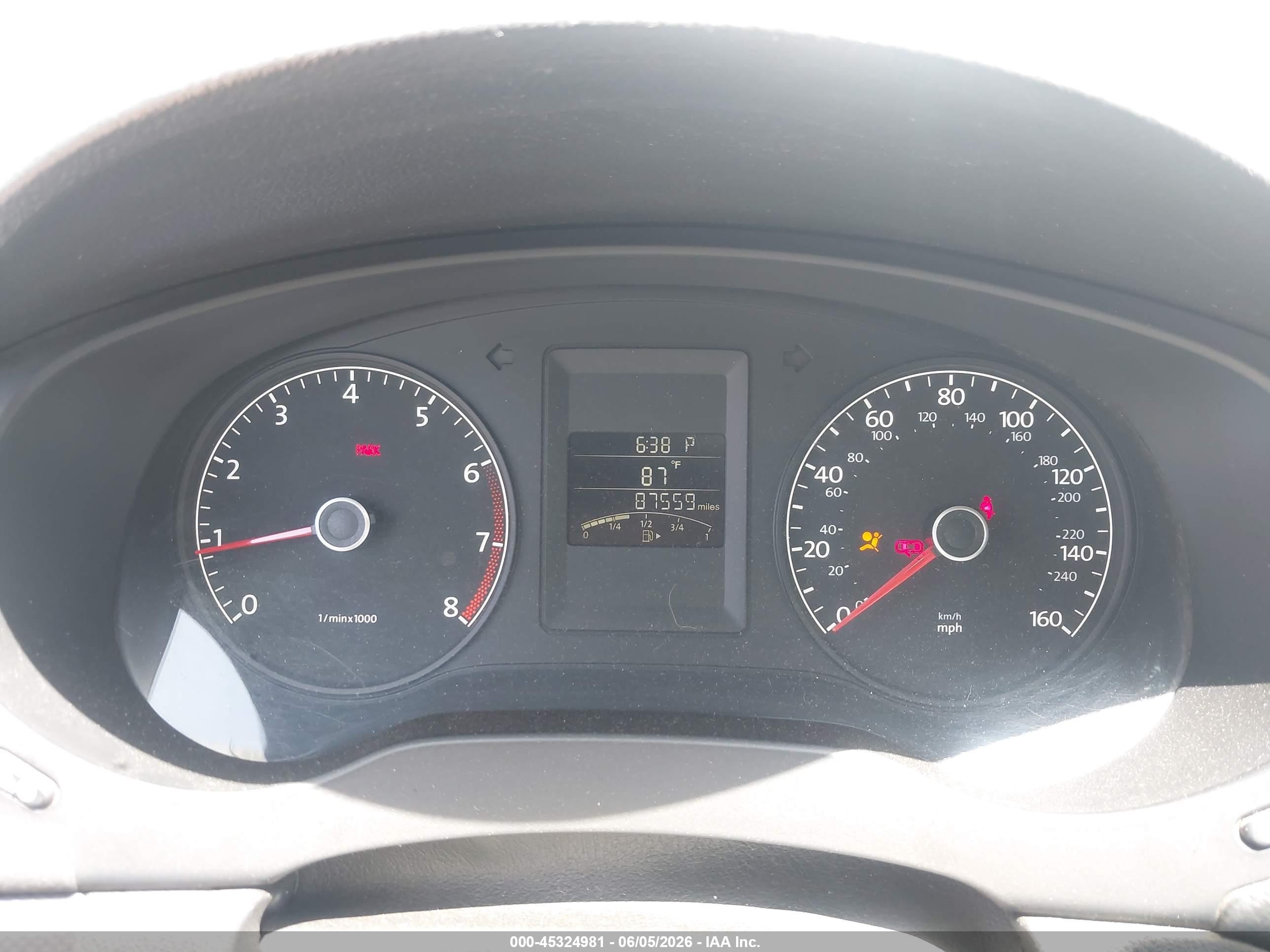 2013 Volkswagen Jetta 2.0l S Gray vin: 3VW2K7AJ5DM363333