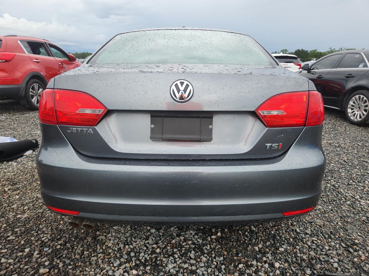2013 Volkswagen Jetta Base Gray vin: 3VW2K7AJ5DM400817