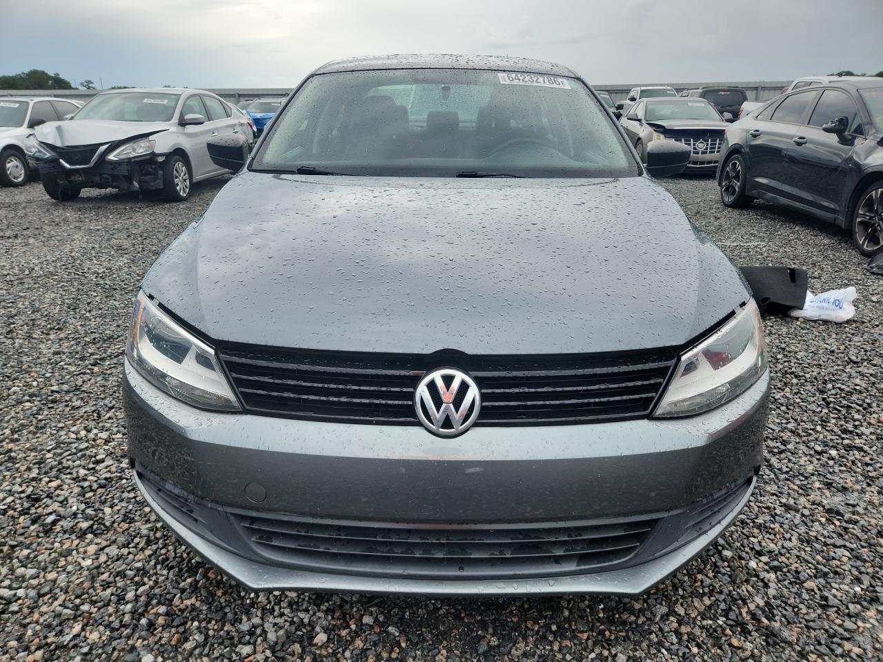 2013 Volkswagen Jetta Base Gray vin: 3VW2K7AJ5DM400817
