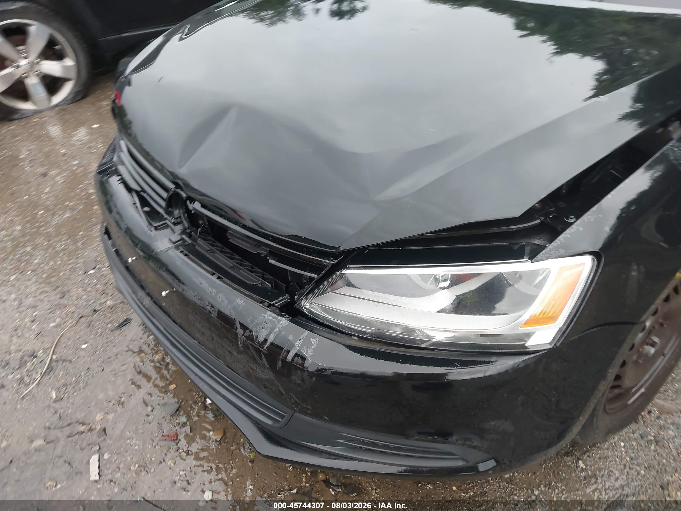 2013 Volkswagen Jetta 2.0l S Black vin: 3VW2K7AJ5DM412997