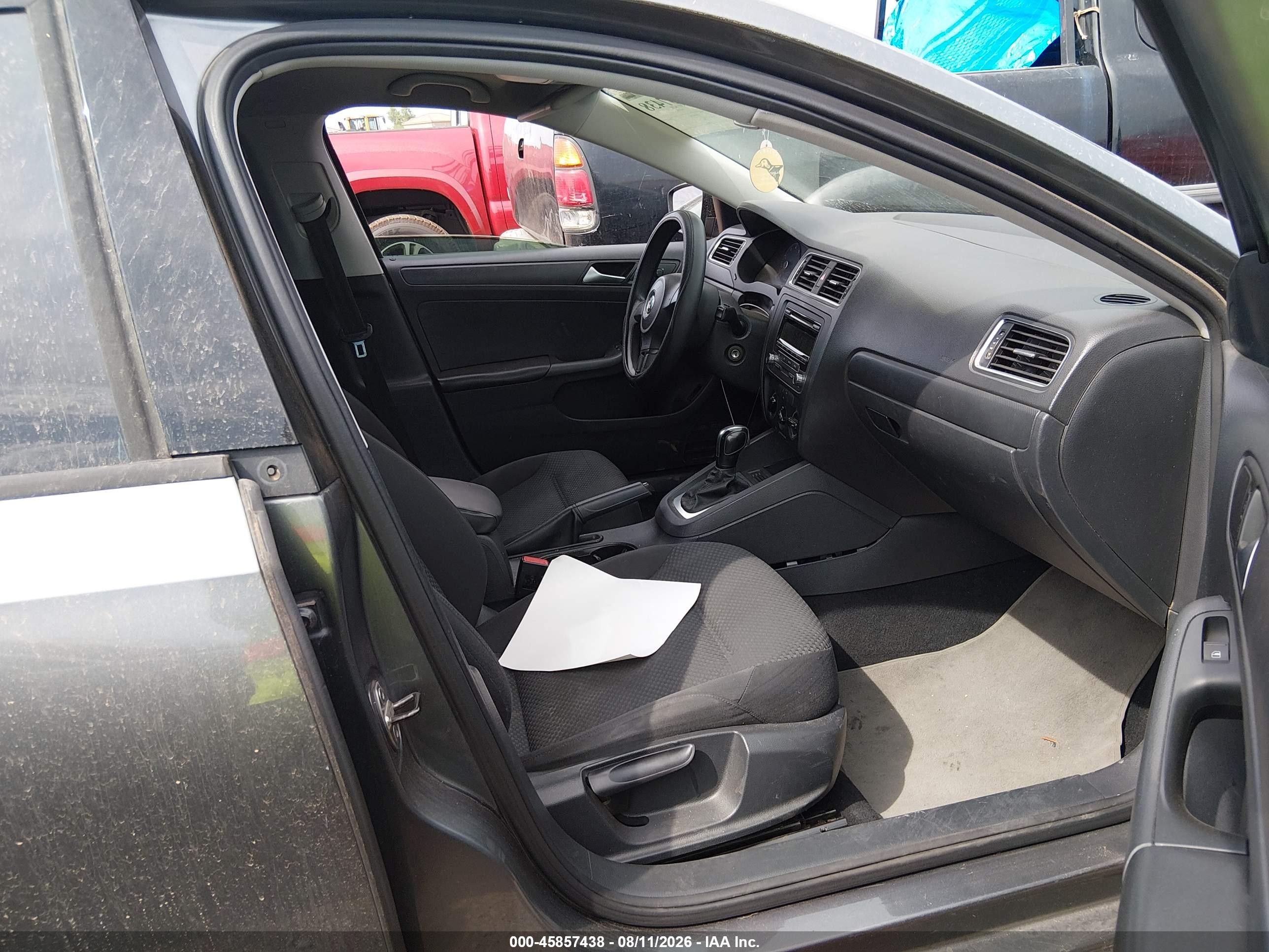 2014 Volkswagen Jetta 2.0l S Серый vin: 3VW2K7AJ5EM301576