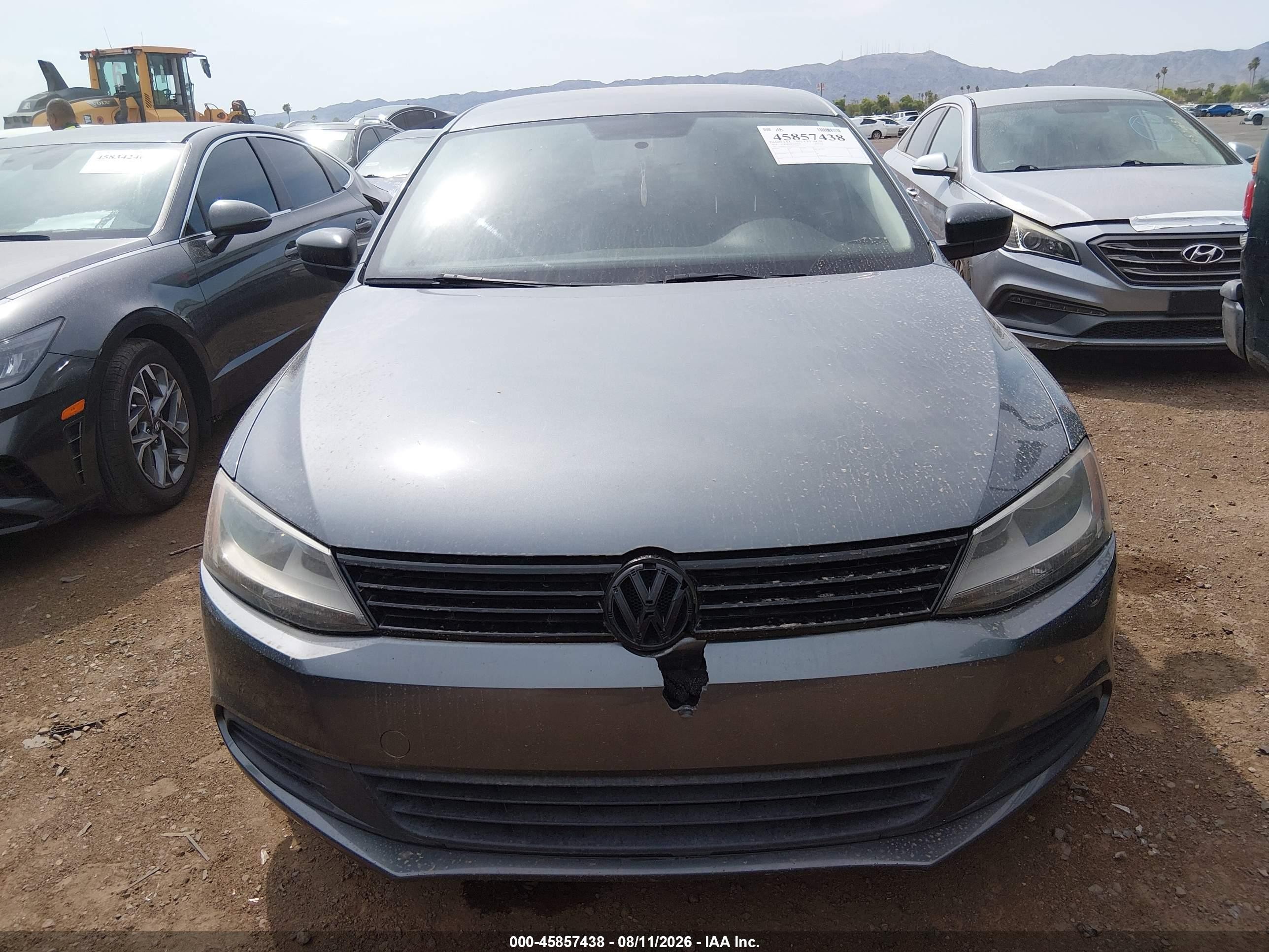 2014 Volkswagen Jetta 2.0l S Серый vin: 3VW2K7AJ5EM301576