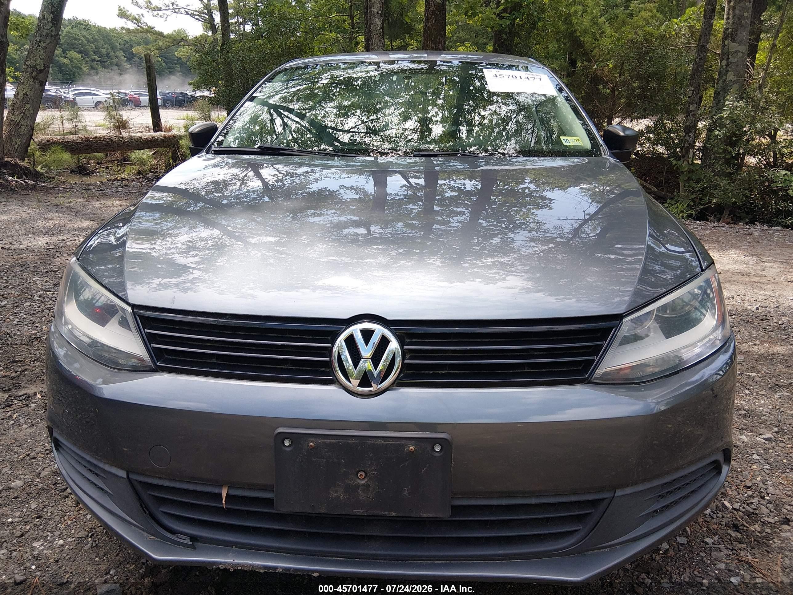 2014 Volkswagen Jetta 2.0l S Gray vin: 3VW2K7AJ5EM328468