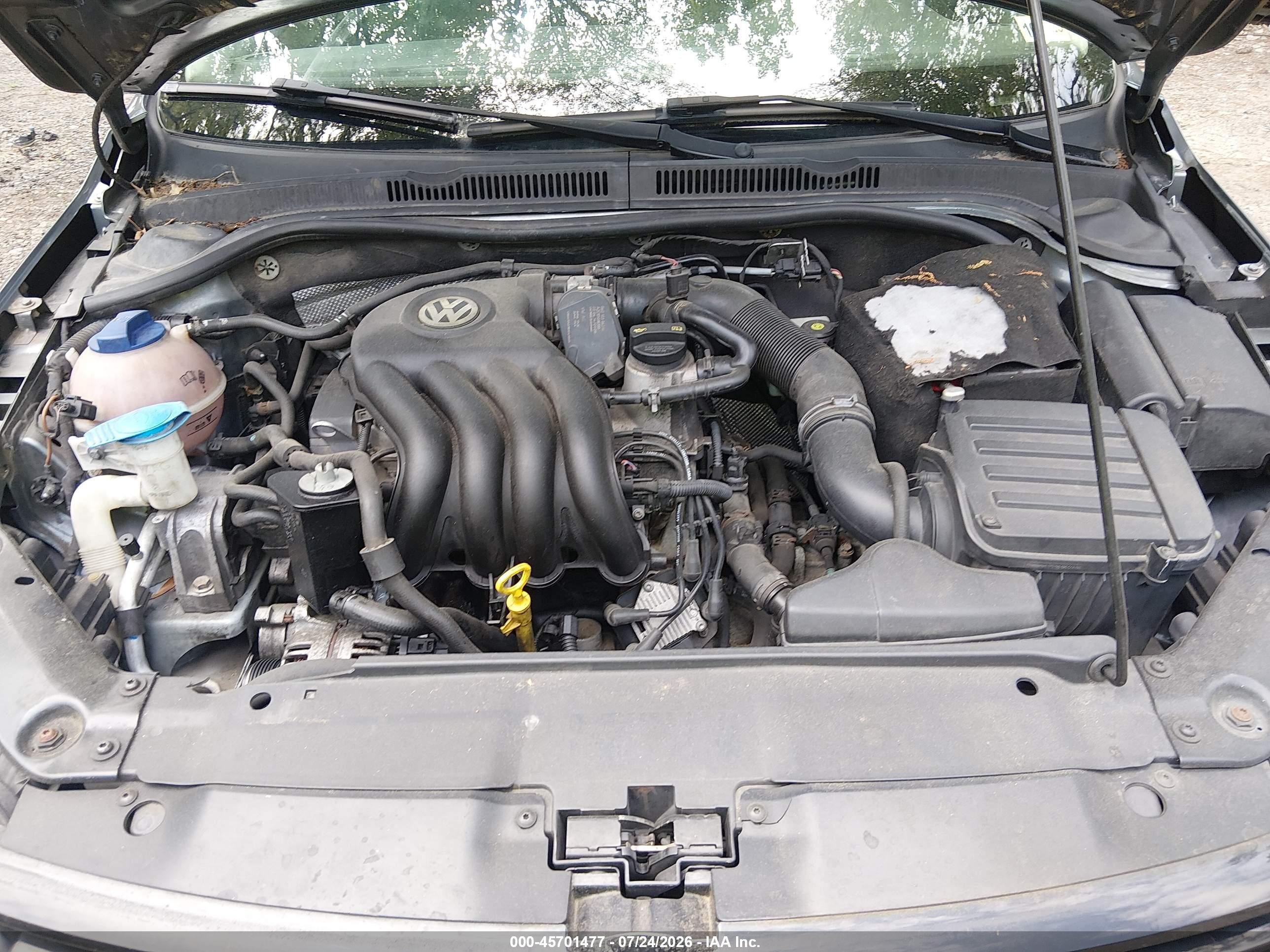2014 Volkswagen Jetta 2.0l S Gray vin: 3VW2K7AJ5EM328468