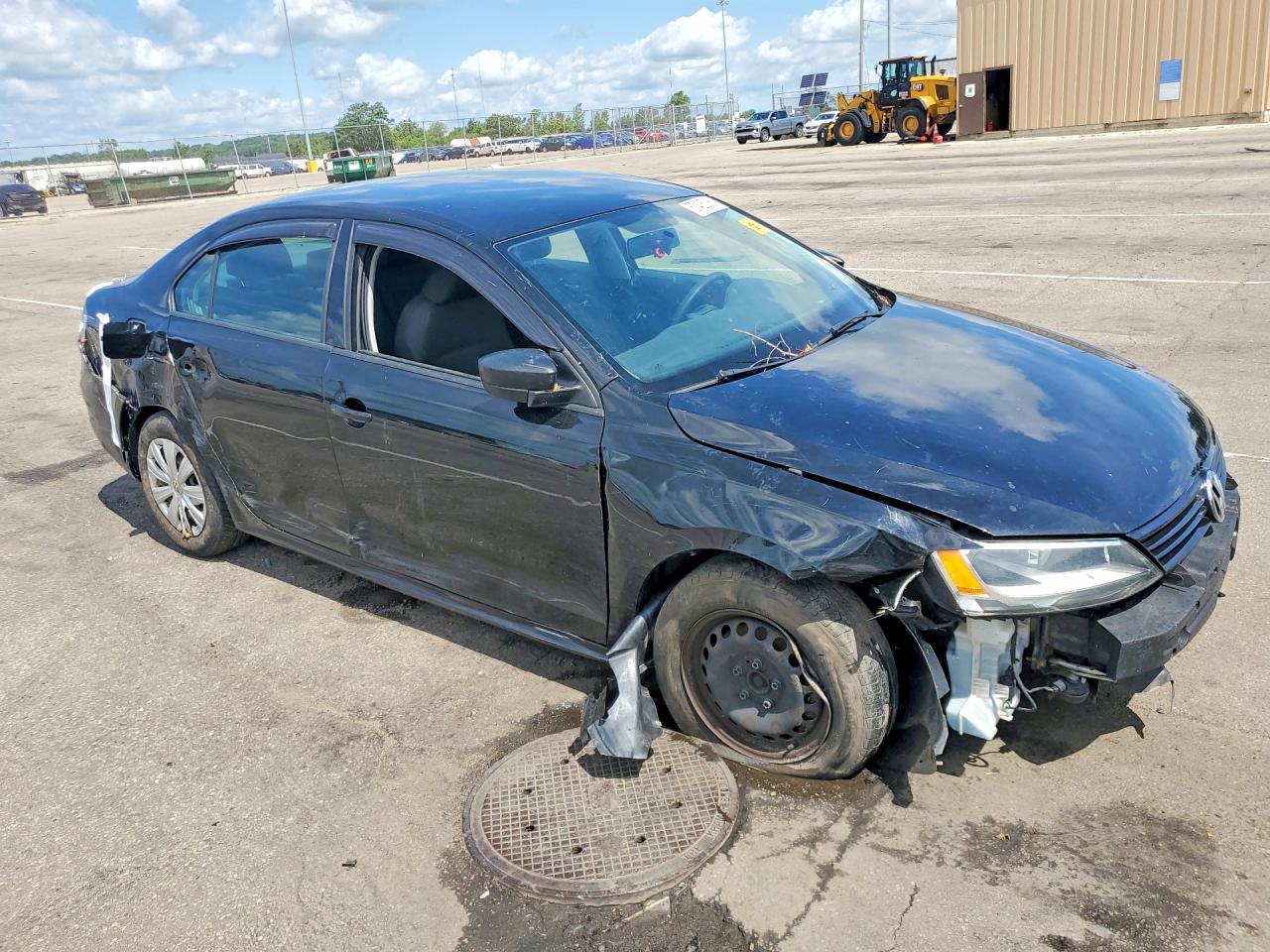 2014 Volkswagen Jetta Base Black vin: 3VW2K7AJ5EM399458