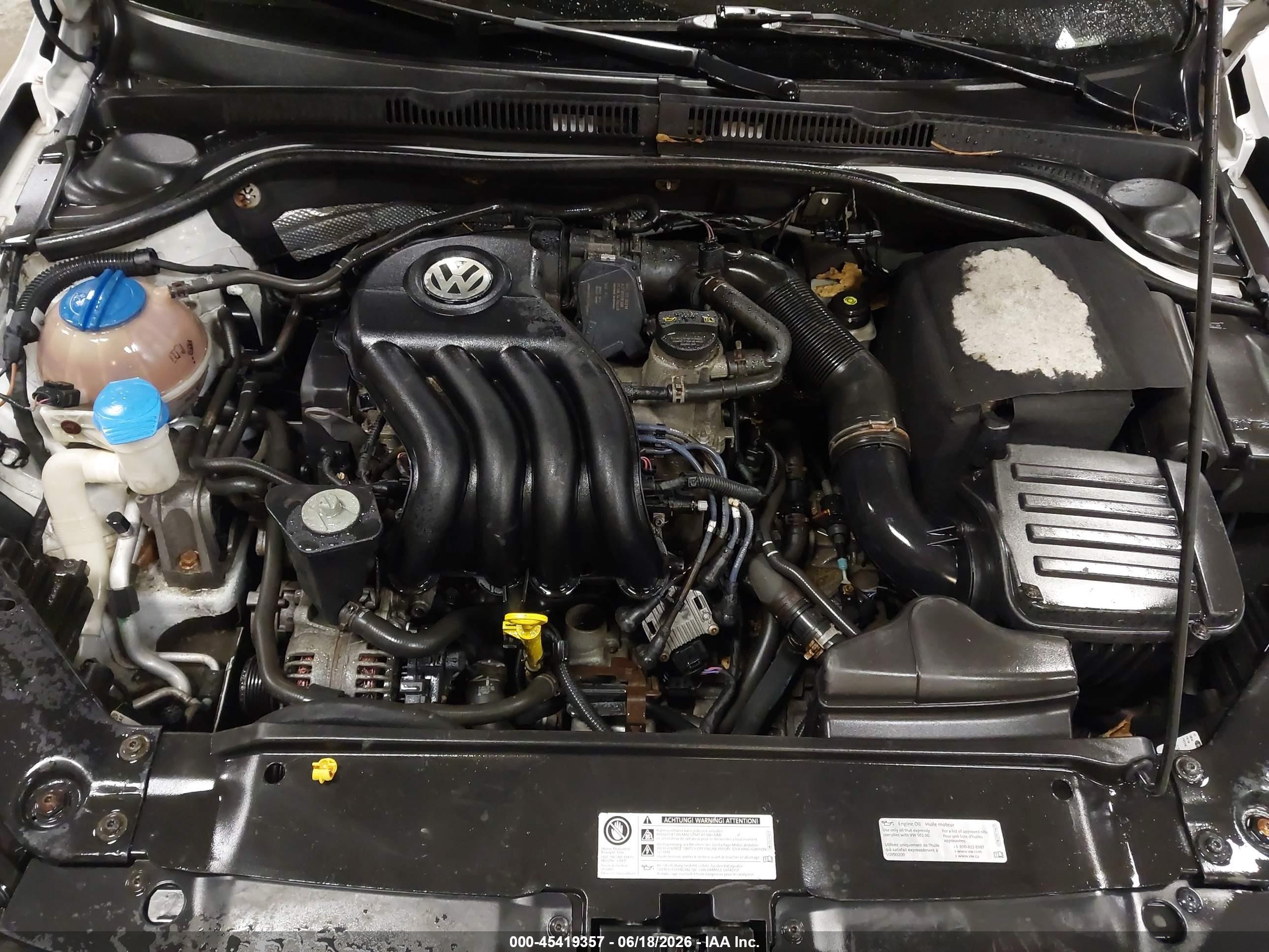 2015 Volkswagen Jetta 2.0l S Белый vin: 3VW2K7AJ5FM225116
