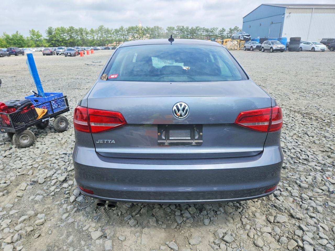 2015 Volkswagen Jetta Base Серый vin: 3VW2K7AJ5FM231286