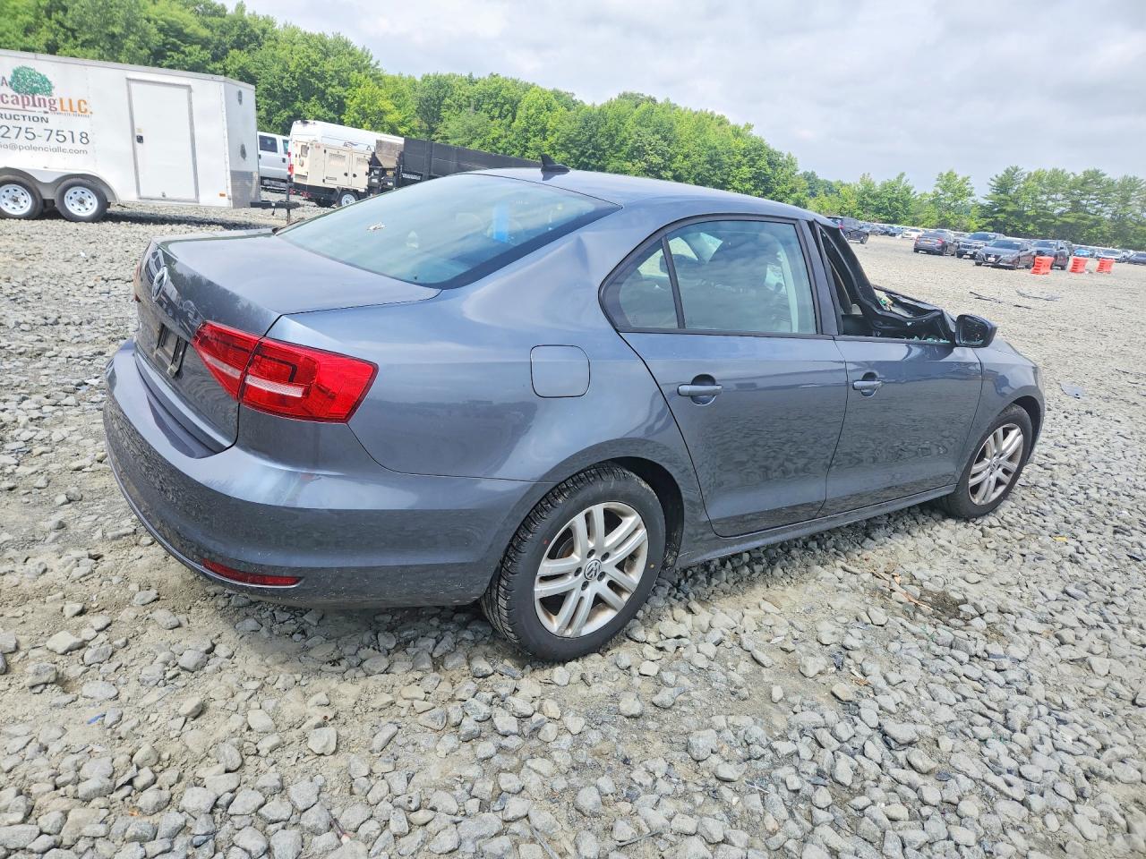 2015 Volkswagen Jetta Base Серый vin: 3VW2K7AJ5FM231286