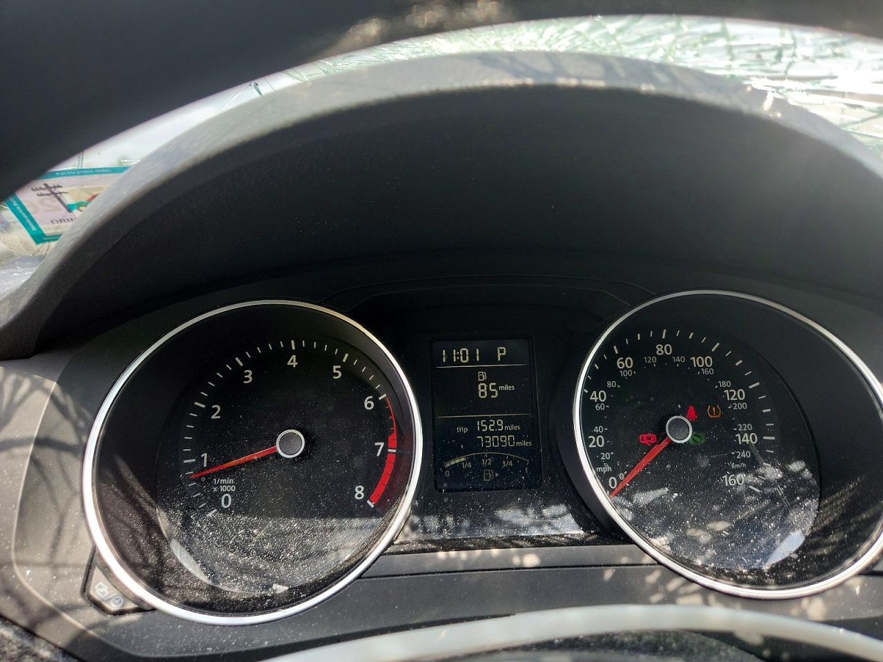 2015 Volkswagen Jetta Base Серый vin: 3VW2K7AJ5FM231286