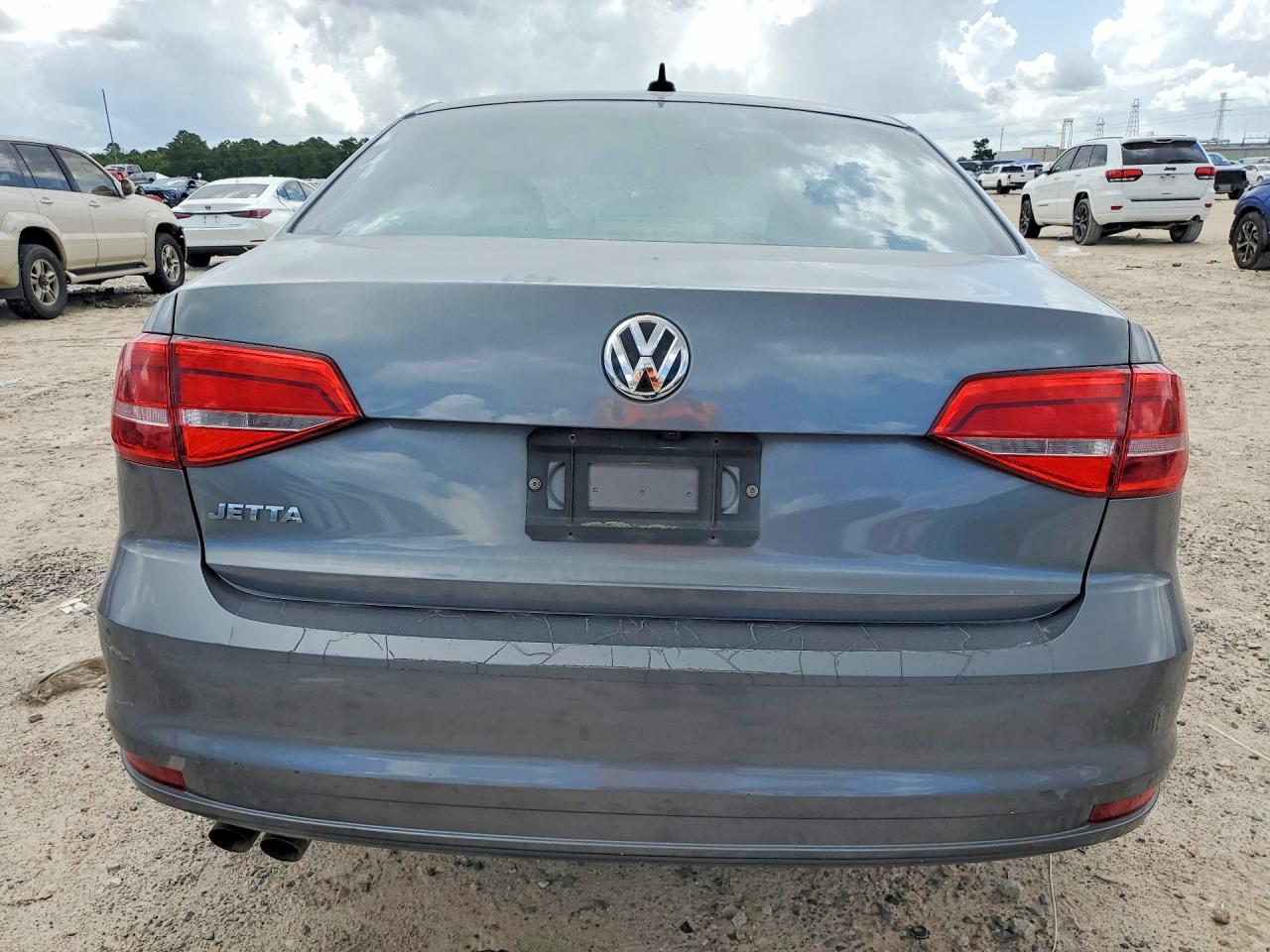 2015 Volkswagen Jetta Base Gray vin: 3VW2K7AJ5FM249710