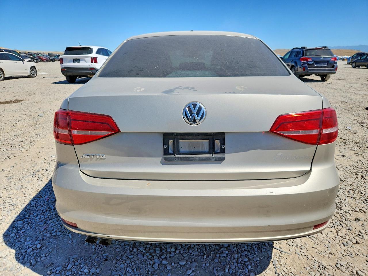 2015 Volkswagen Jetta Base Silver vin: 3VW2K7AJ5FM266202