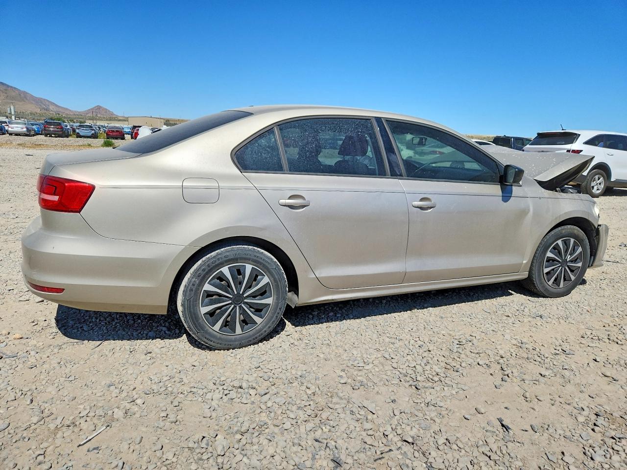 2015 Volkswagen Jetta Base Silver vin: 3VW2K7AJ5FM266202