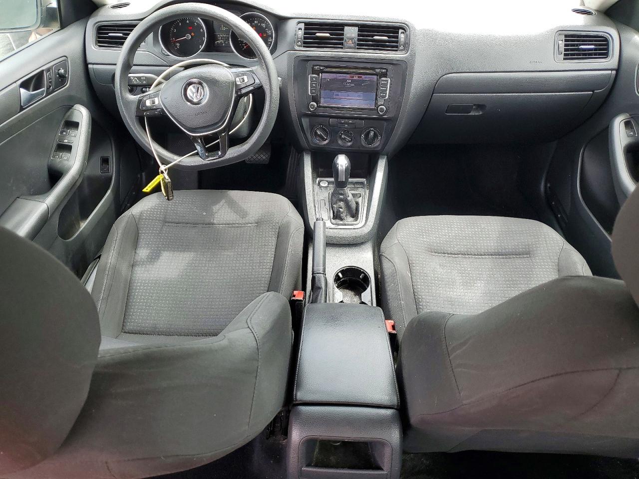 2015 Volkswagen Jetta Base Charcoal vin: 3VW2K7AJ5FM280052