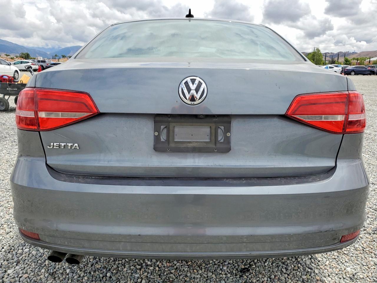 2015 Volkswagen Jetta Base Charcoal vin: 3VW2K7AJ5FM280052