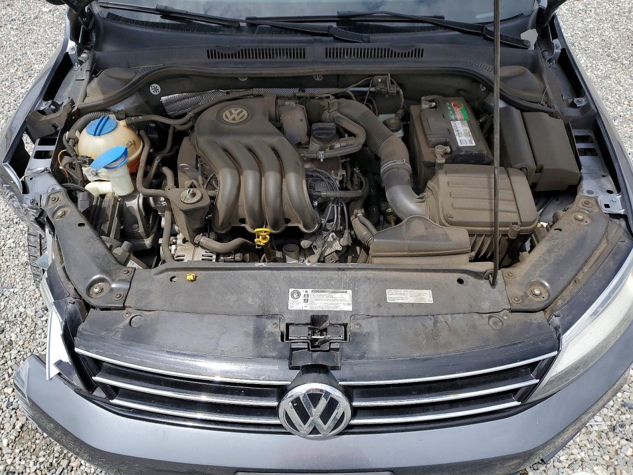 2015 Volkswagen Jetta Base Charcoal vin: 3VW2K7AJ5FM280052