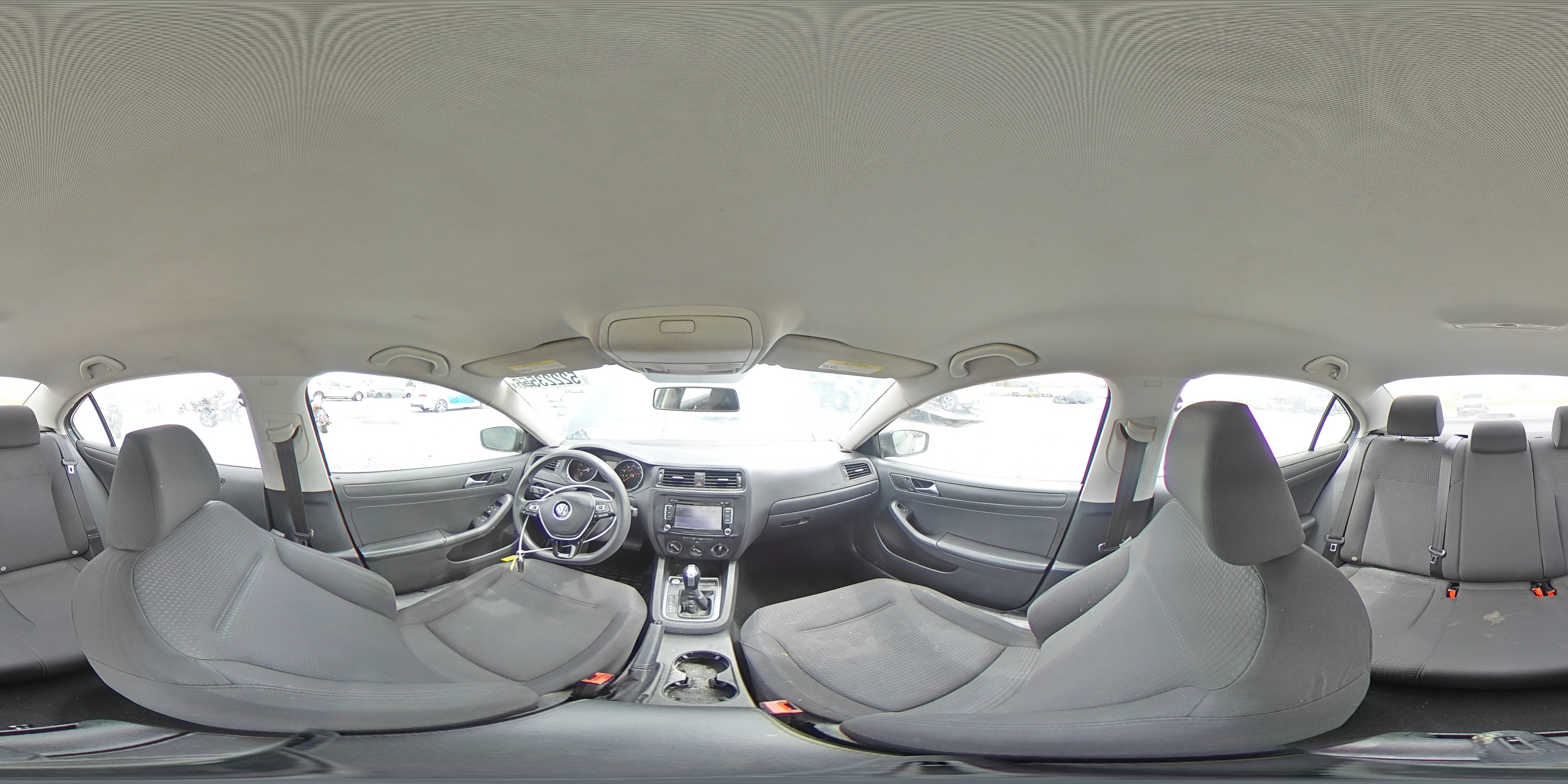 2015 Volkswagen Jetta Base Charcoal vin: 3VW2K7AJ5FM280052